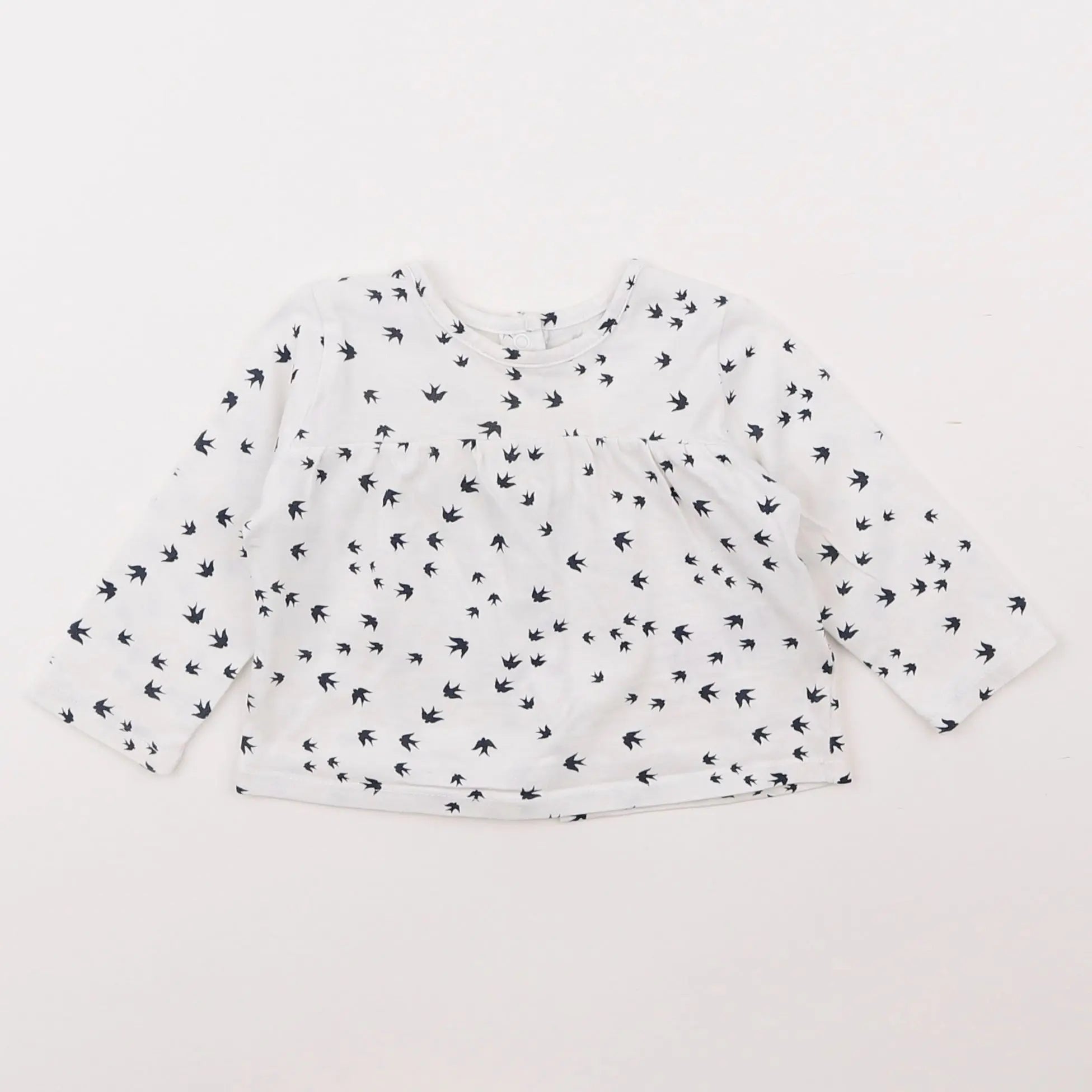 Vertbaudet - tee-shirt blanc - 3 mois