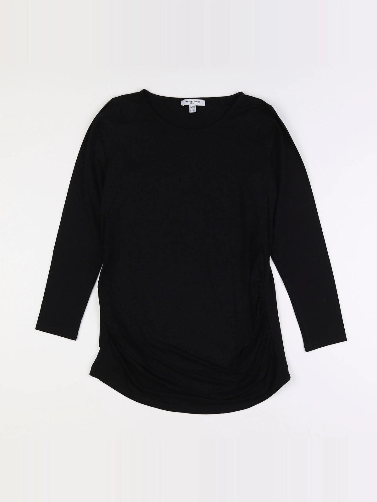 Envie de fraise - tee-shirt grossesse noir - 38 à 40
