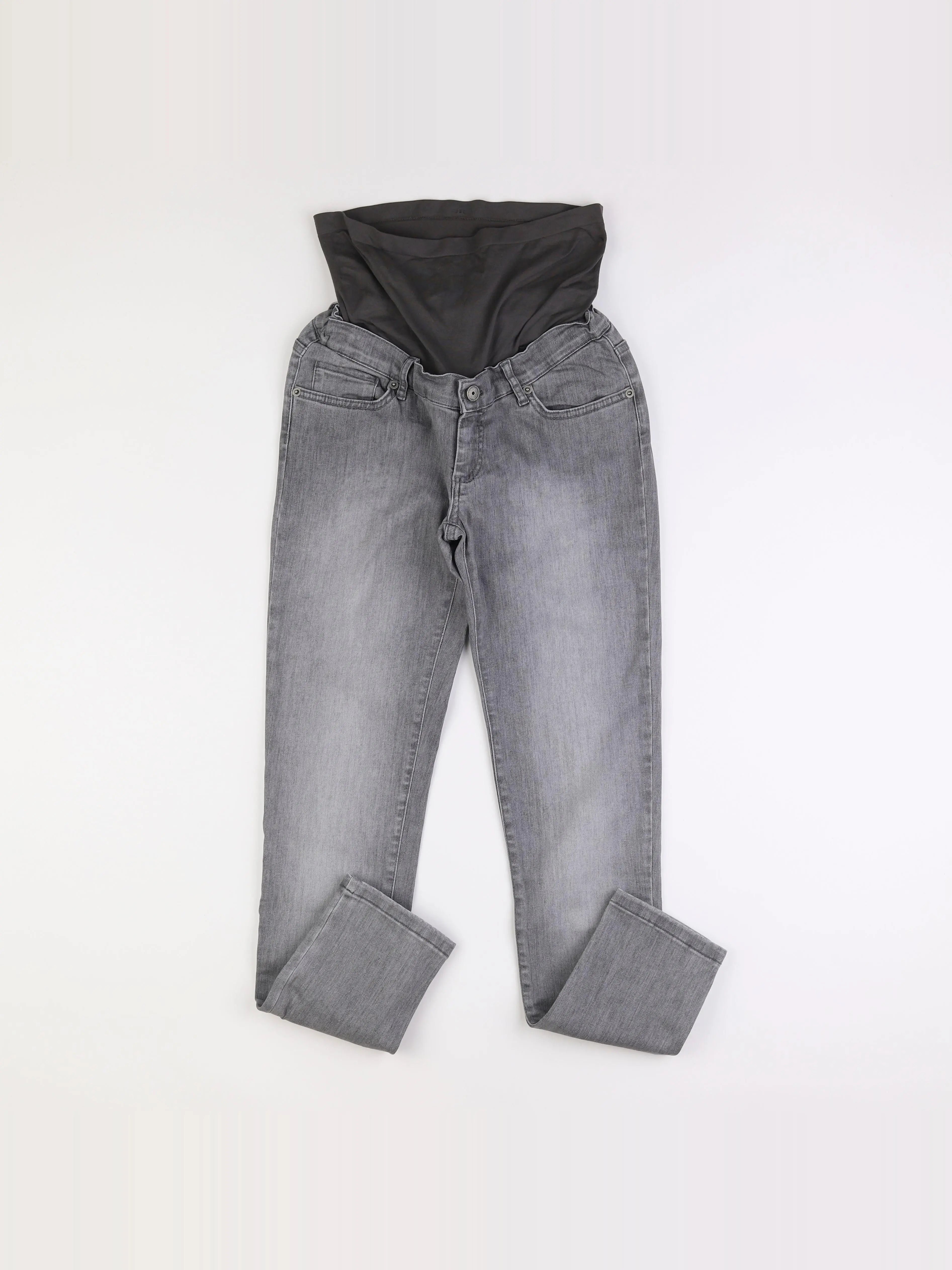 Envie de fraise - jean grossesse gris - 40