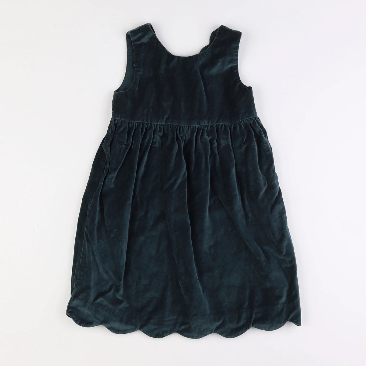Vertbaudet - robe vert - 8 ans