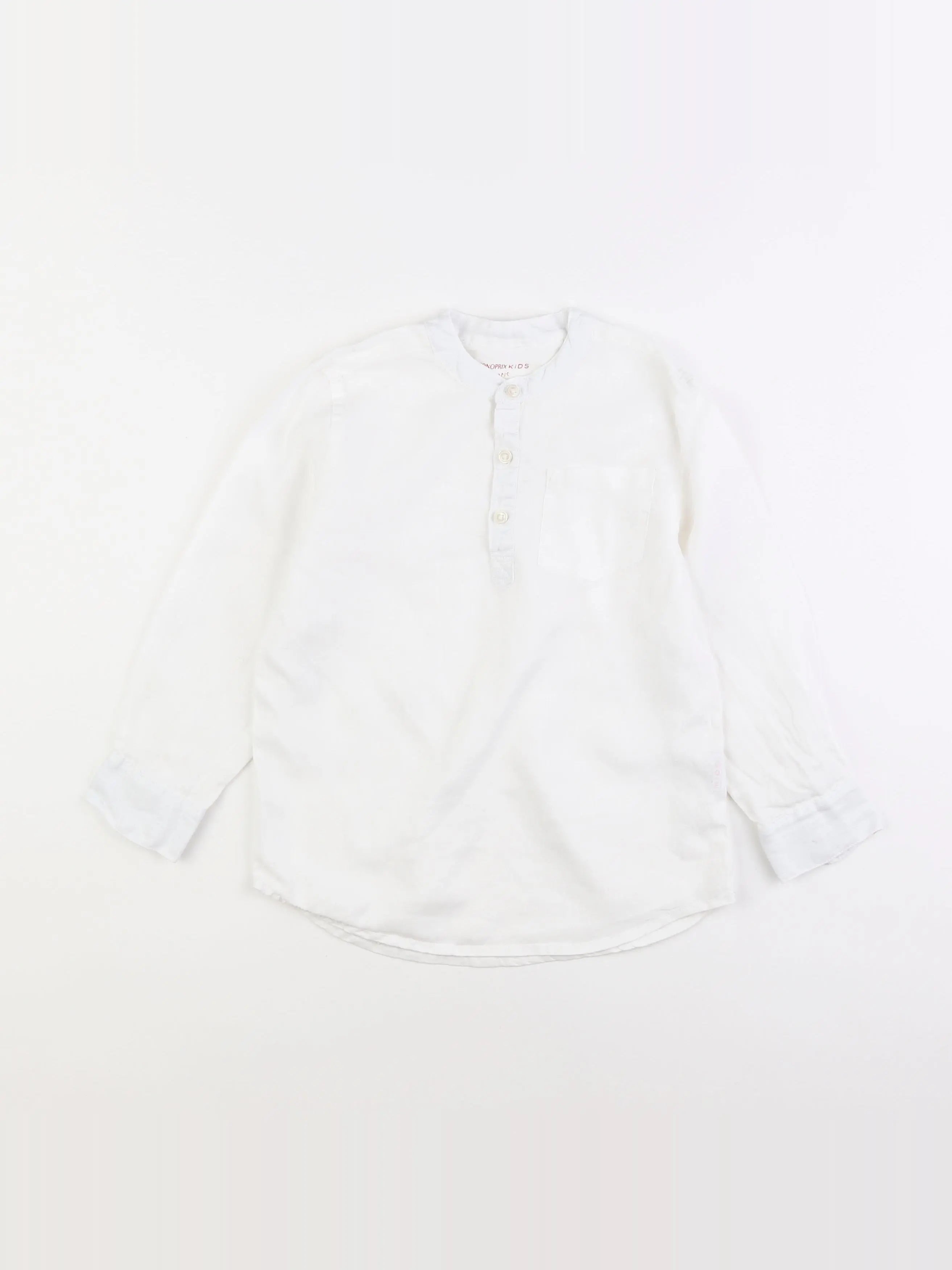 Monoprix - chemise blanc - 5 ans