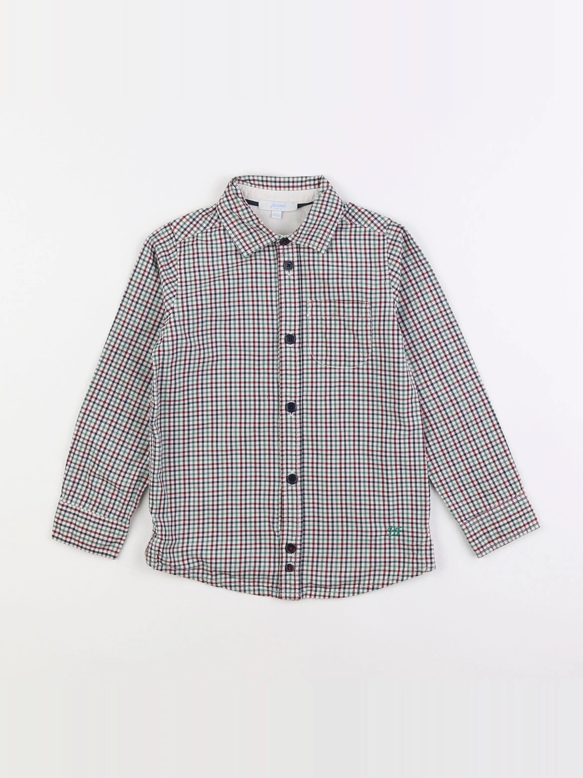 Jacadi - chemise rouge - 4 ans