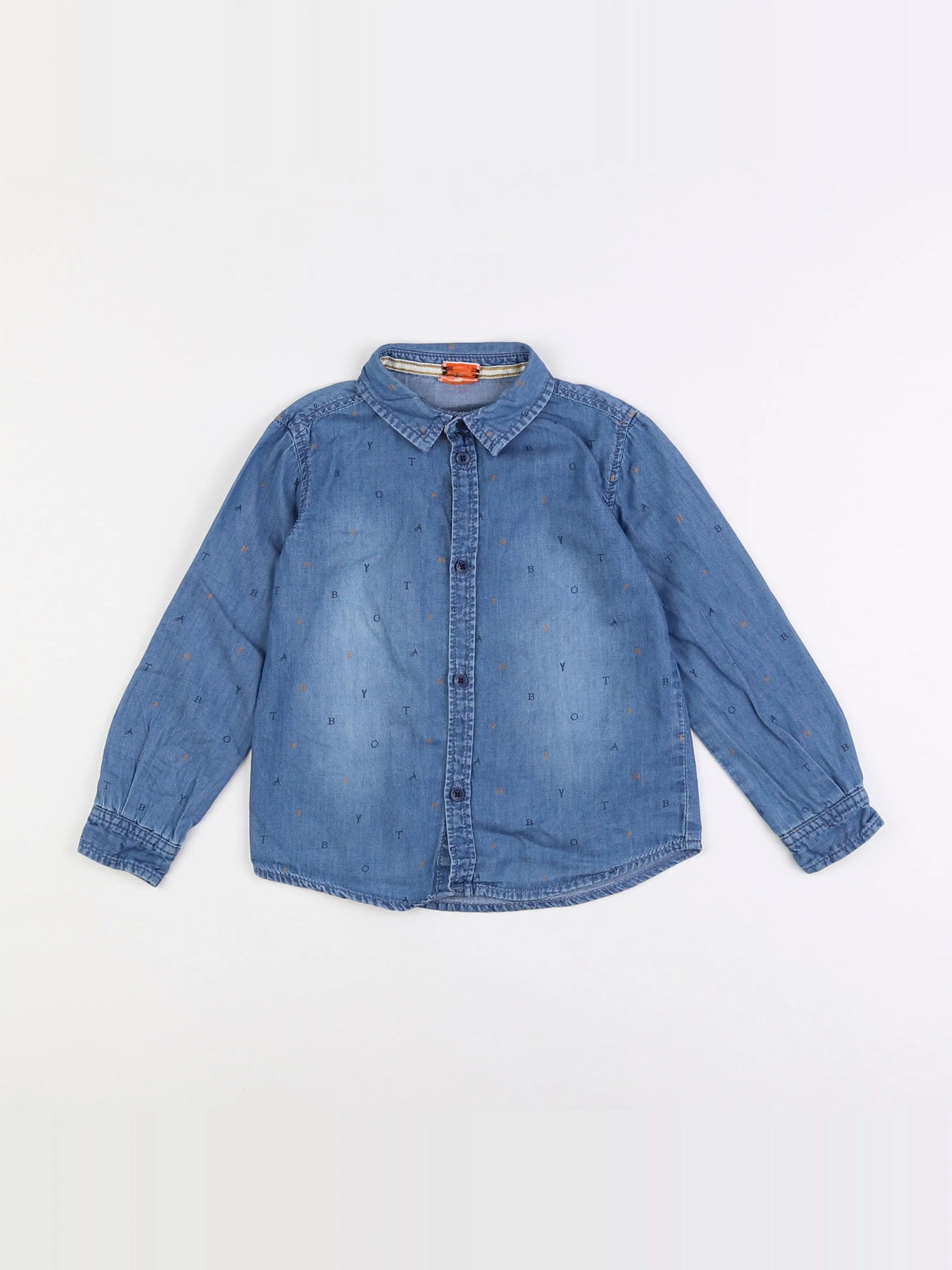 Tape à l'oeil - chemise bleu - 4 ans