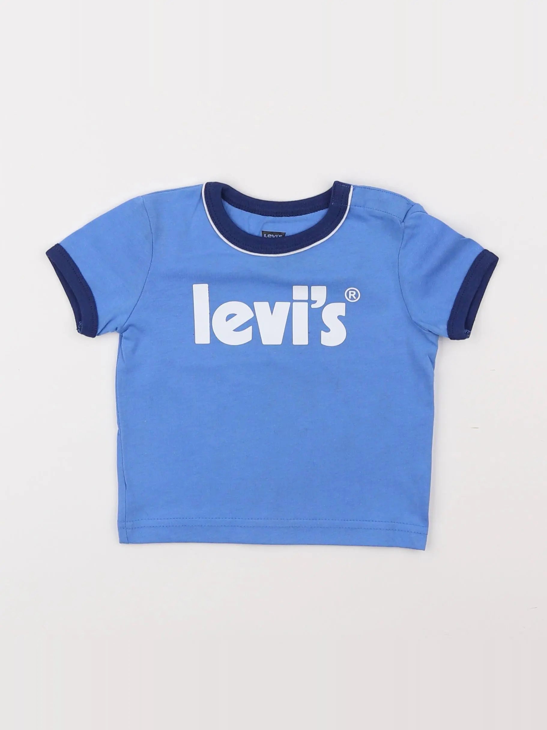 Levi's - tee-shirt bleu - 12 mois