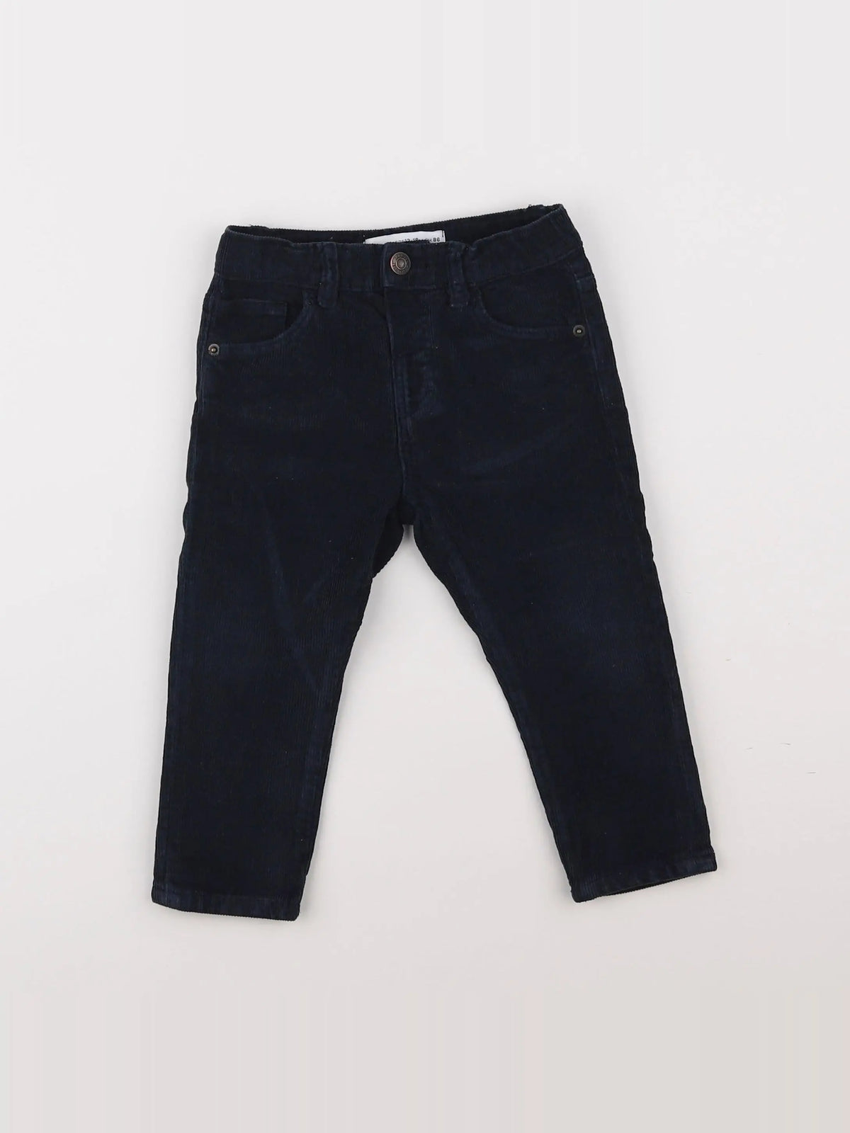 Zara - pantalon bleu - 12/18 mois