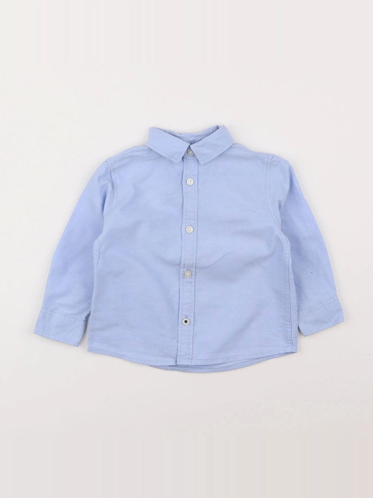 Mango - chemise bleu - 12/18 mois