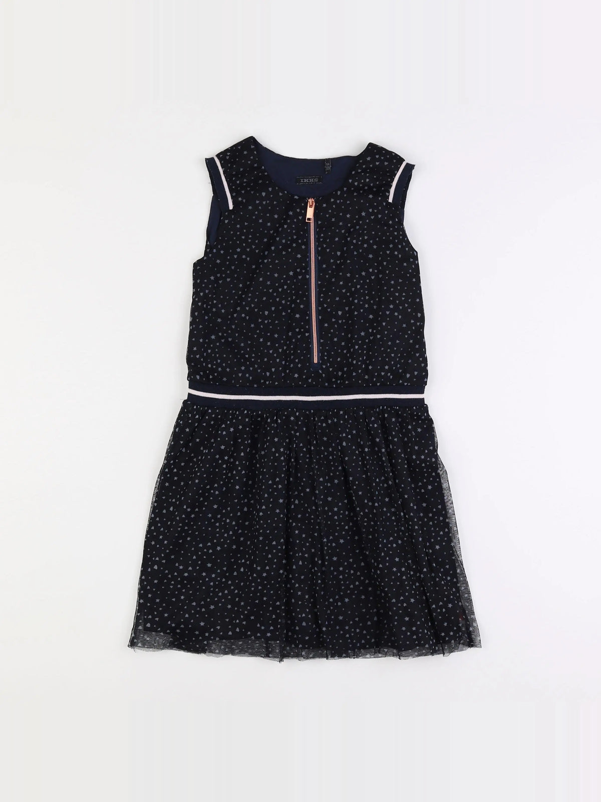 IKKS - robe noir - 8 ans
