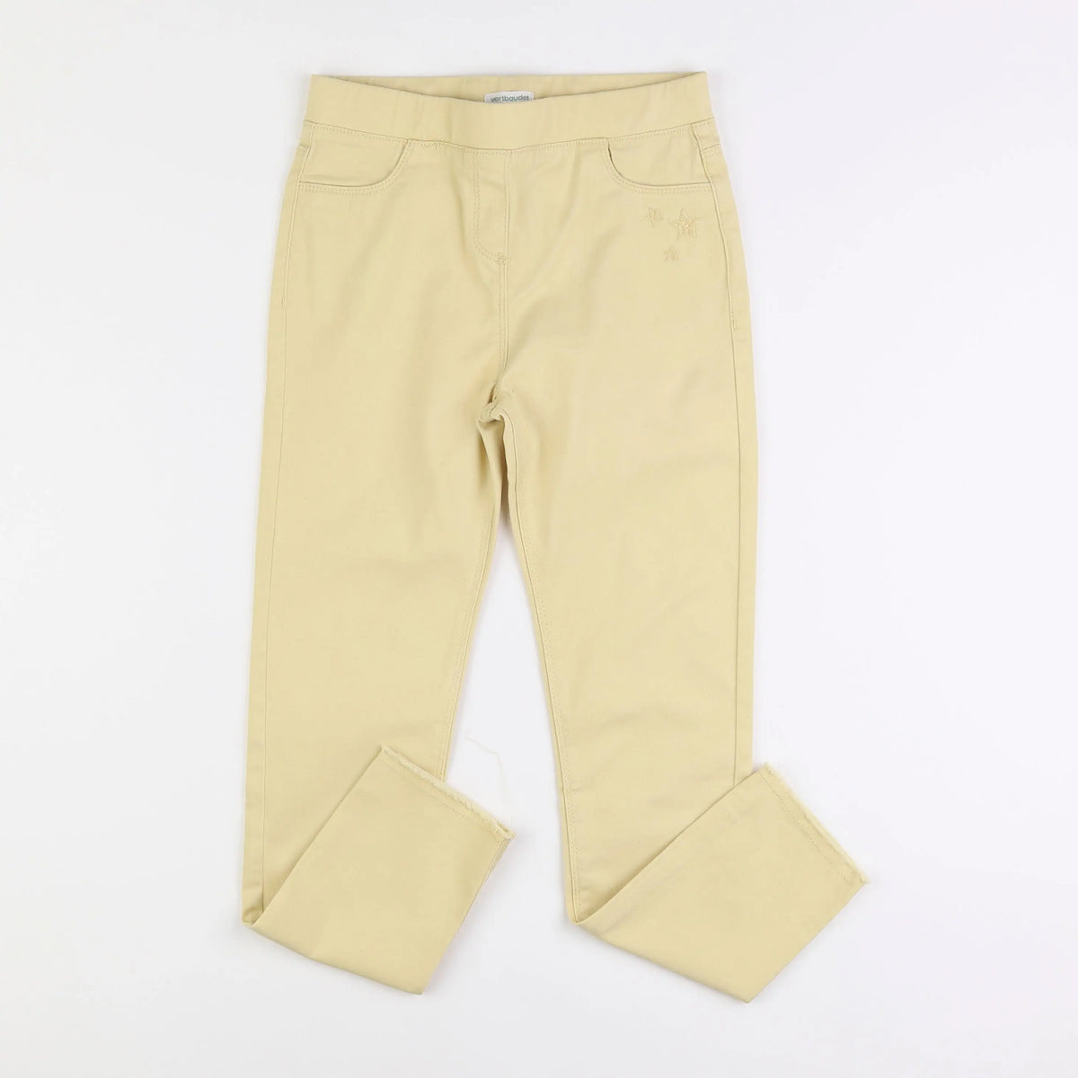 Vertbaudet - jegging jaune - 10 ans