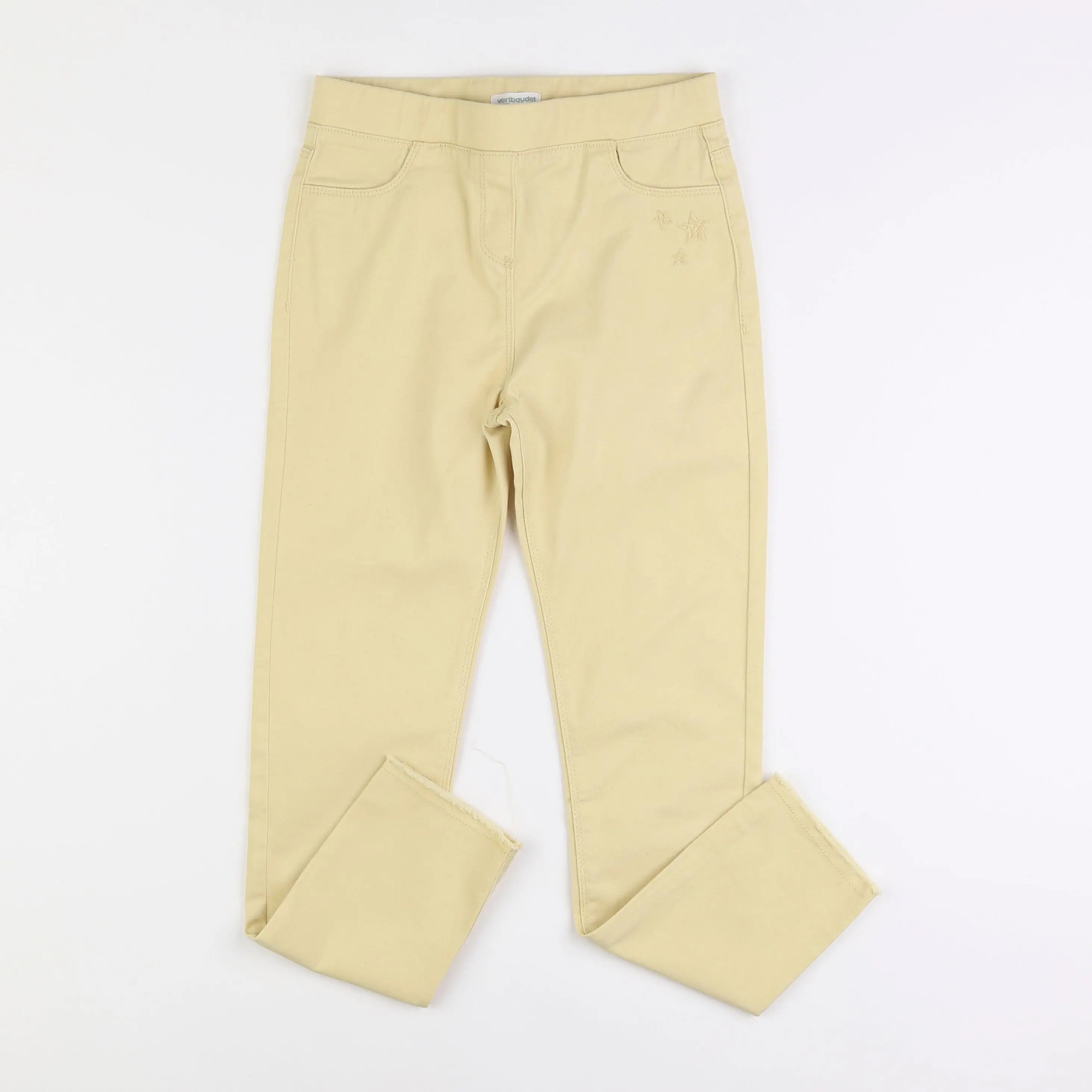 Vertbaudet - jegging jaune - 10 ans