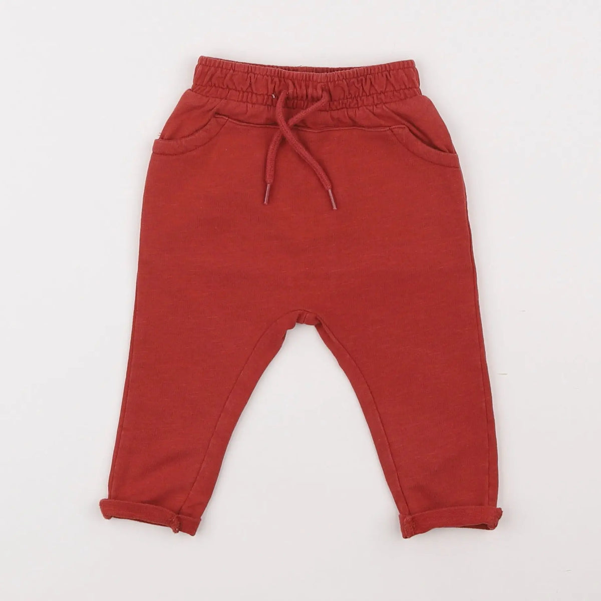 Vertbaudet - jogging rouge - 3 mois