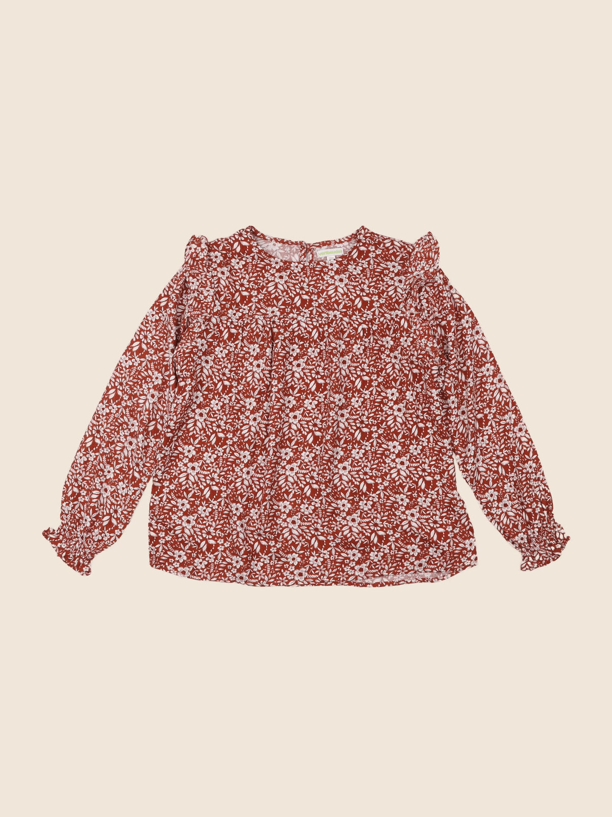 Vertbaudet - blouse marron - 10 ans