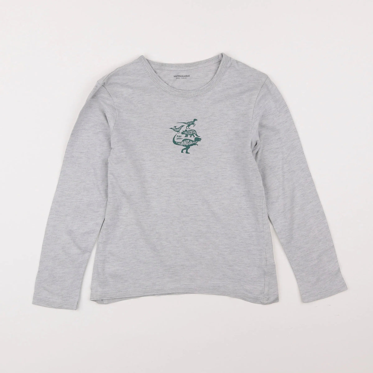 Vertbaudet - tee-shirt gris - 8 ans