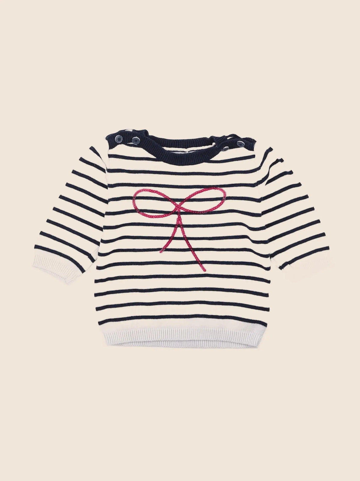 Vertbaudet - pull bleu - 3 mois