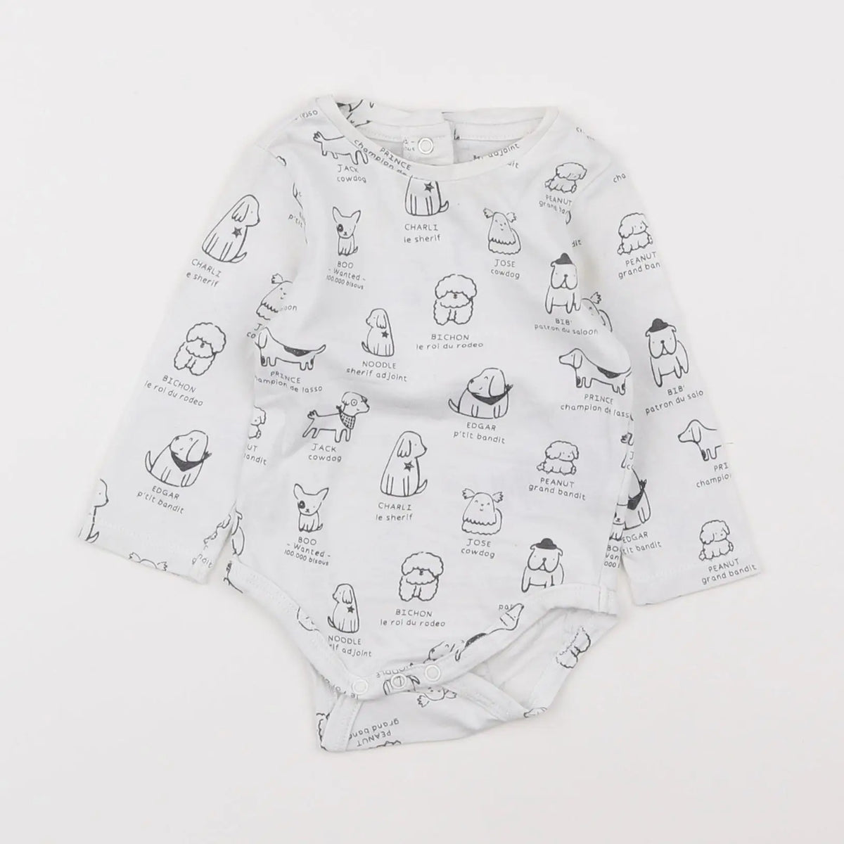 Vertbaudet - body blanc - 3 mois