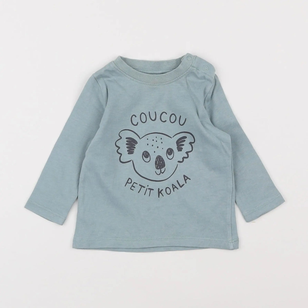 Vertbaudet - tee-shirt bleu - 3 mois