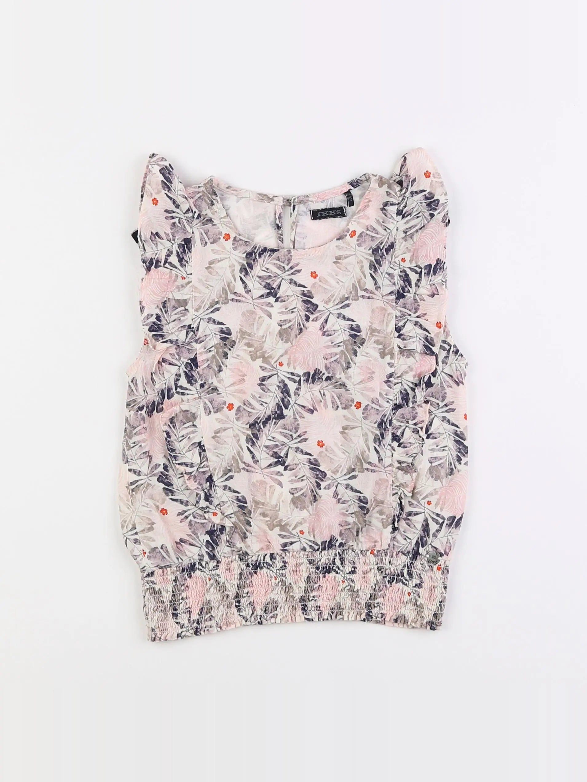 IKKS - blouse rose - 6 ans