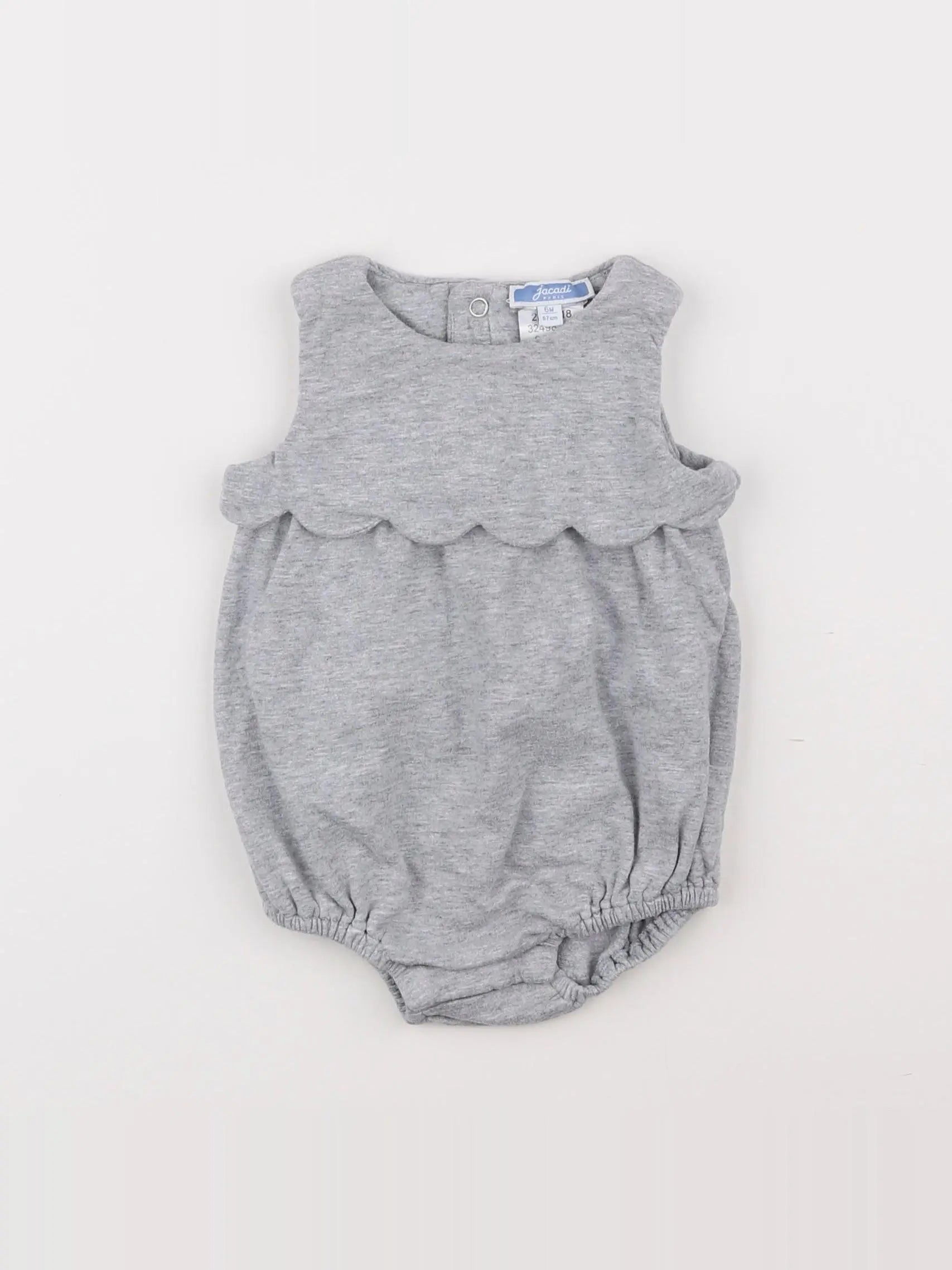 Jacadi - combinaison gris - 6 mois