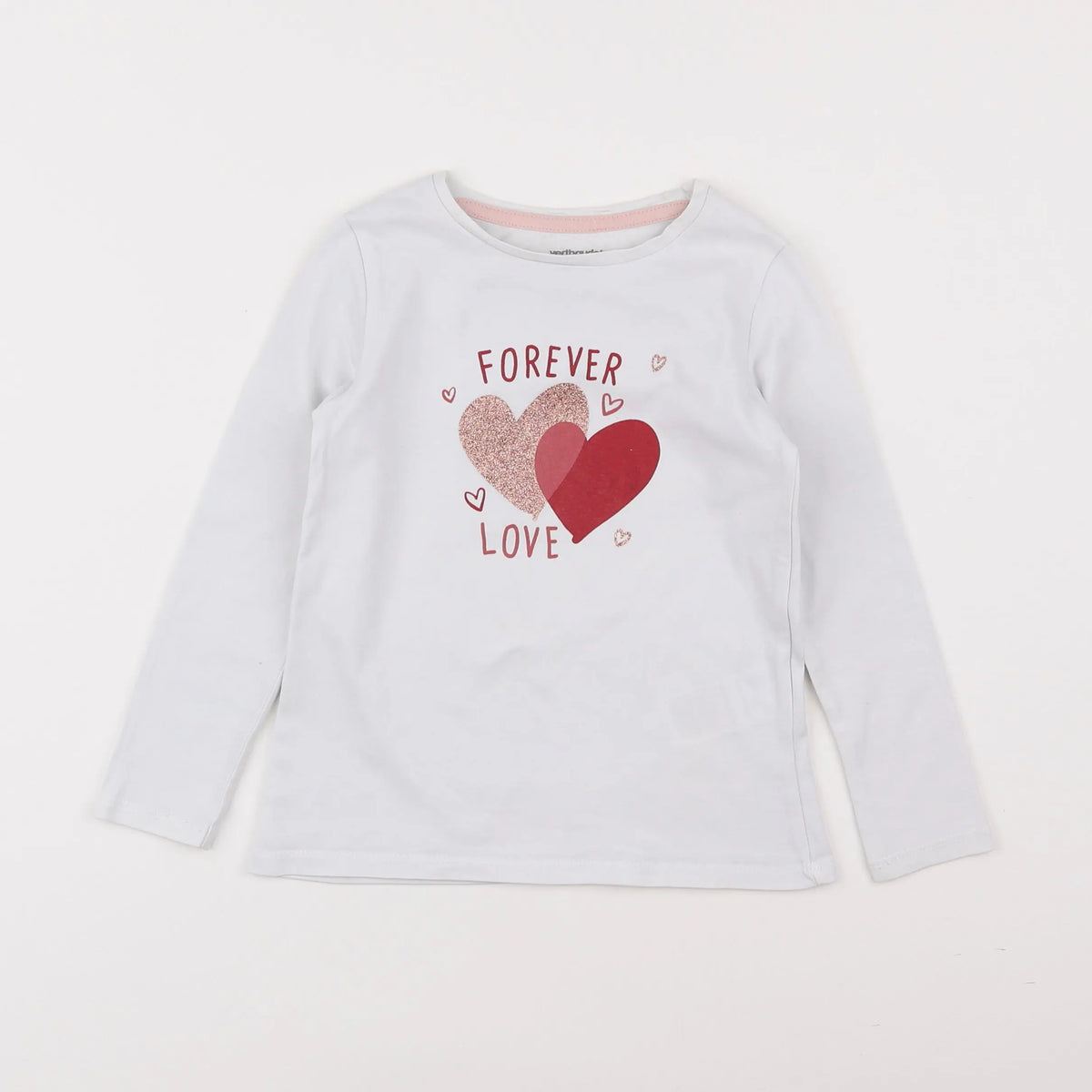 Vertbaudet - tee-shirt blanc - 4 ans
