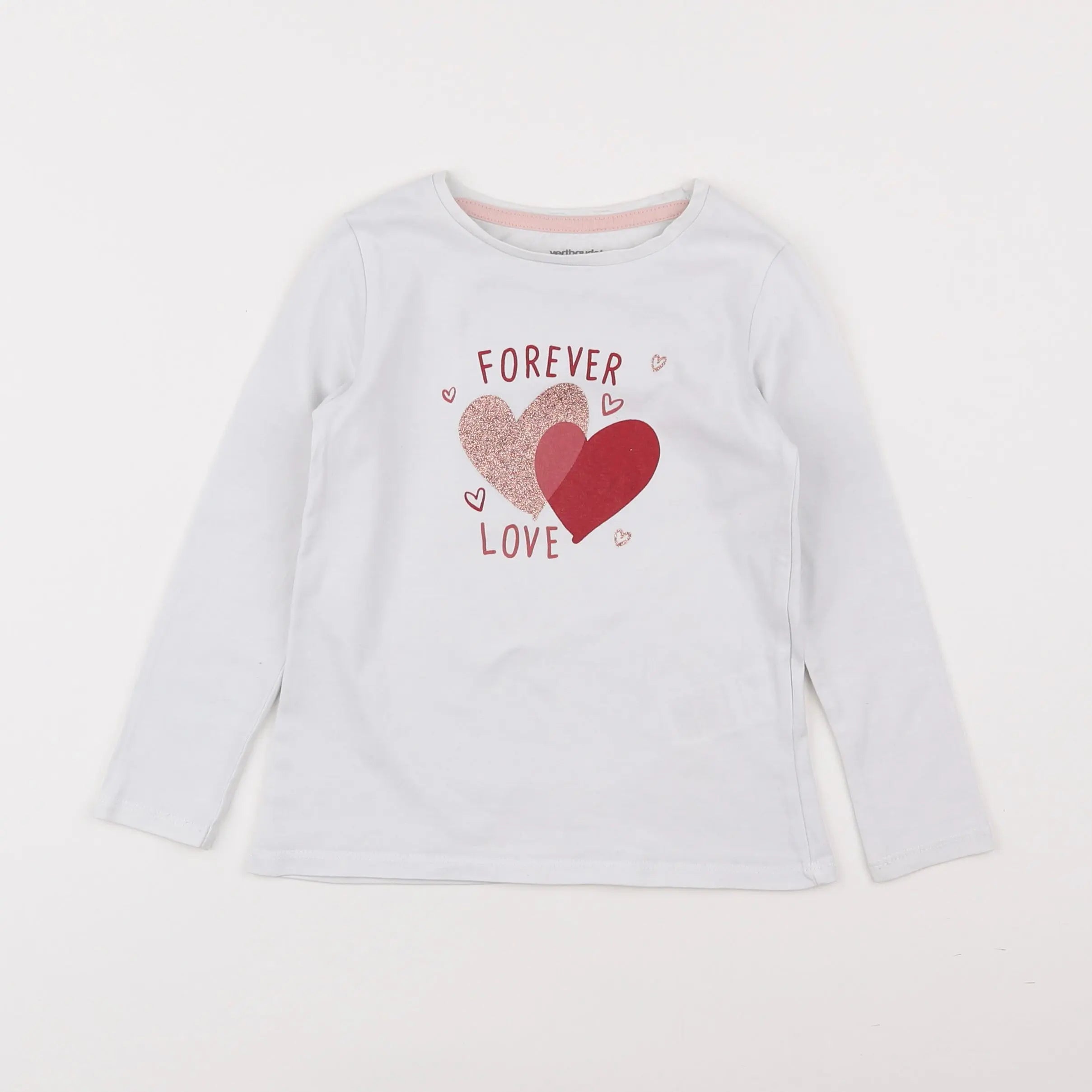Vertbaudet - tee-shirt blanc - 4 ans