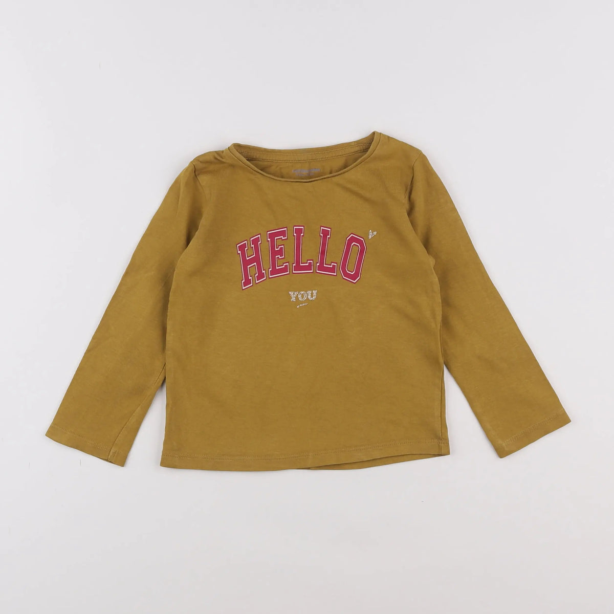 Vertbaudet - tee-shirt jaune - 3 ans