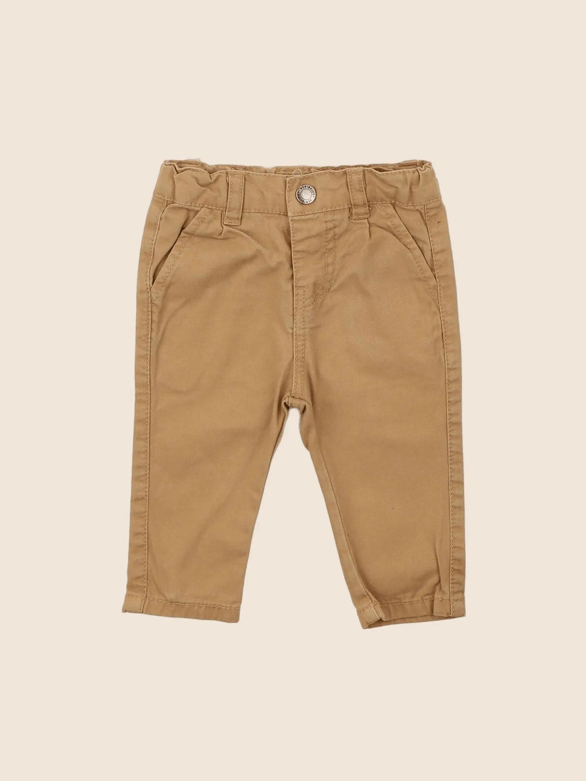 Vertbaudet - pantalon beige - 3 mois
