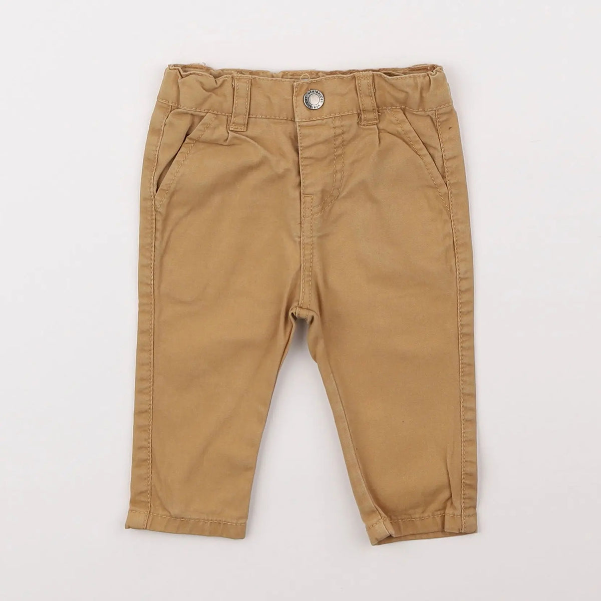 Vertbaudet - pantalon beige - 3 mois