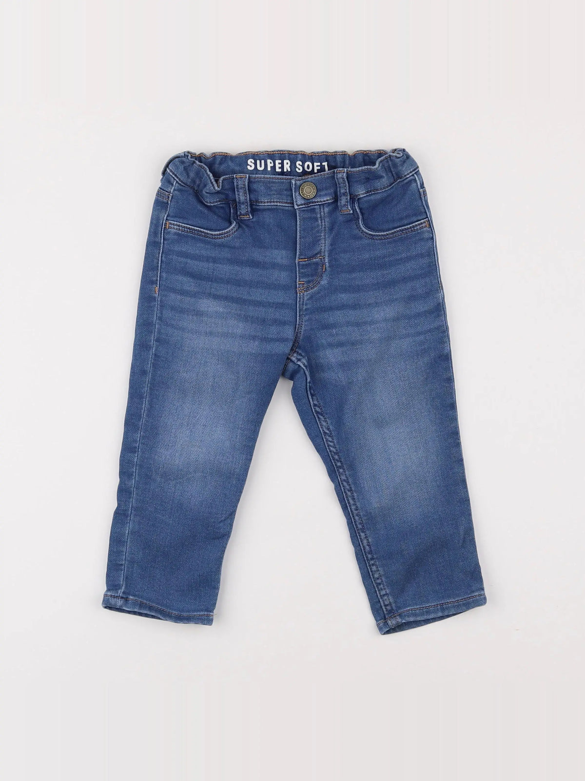 H&M - jean bleu - 12/18 mois