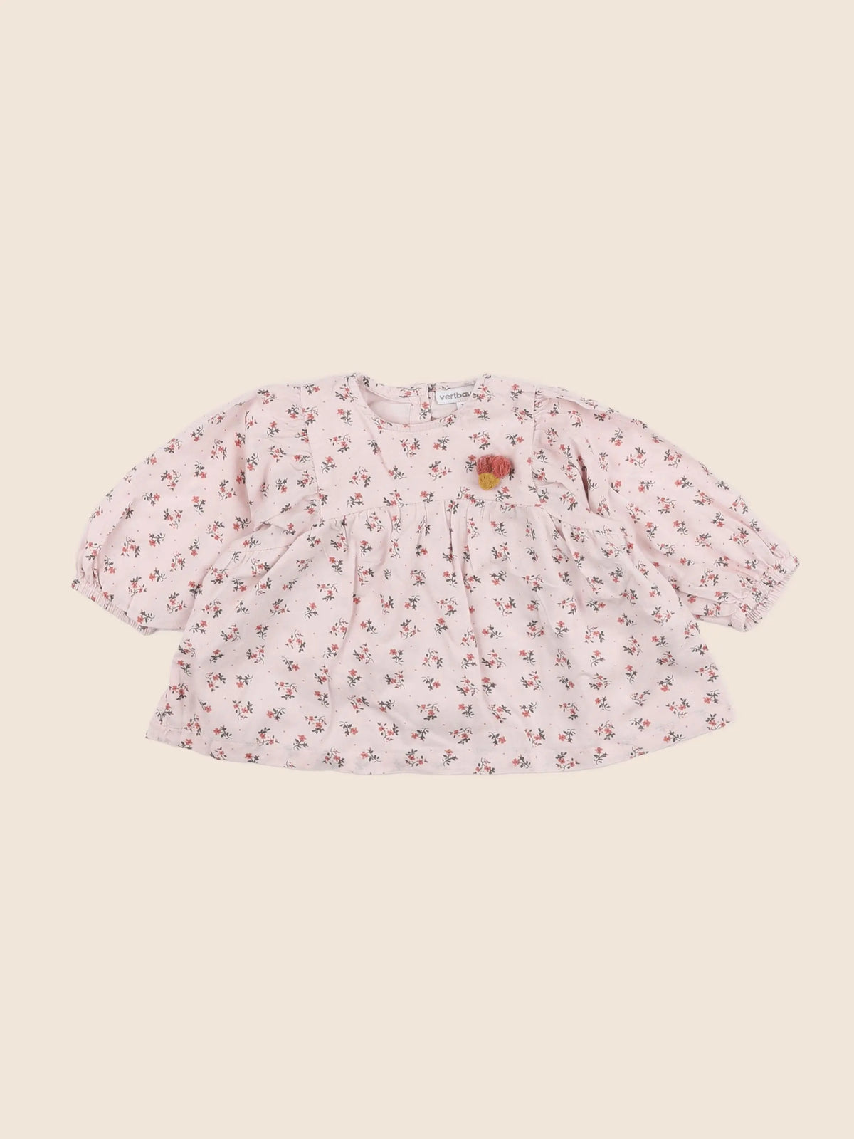 Vertbaudet - blouse rose - 9 mois