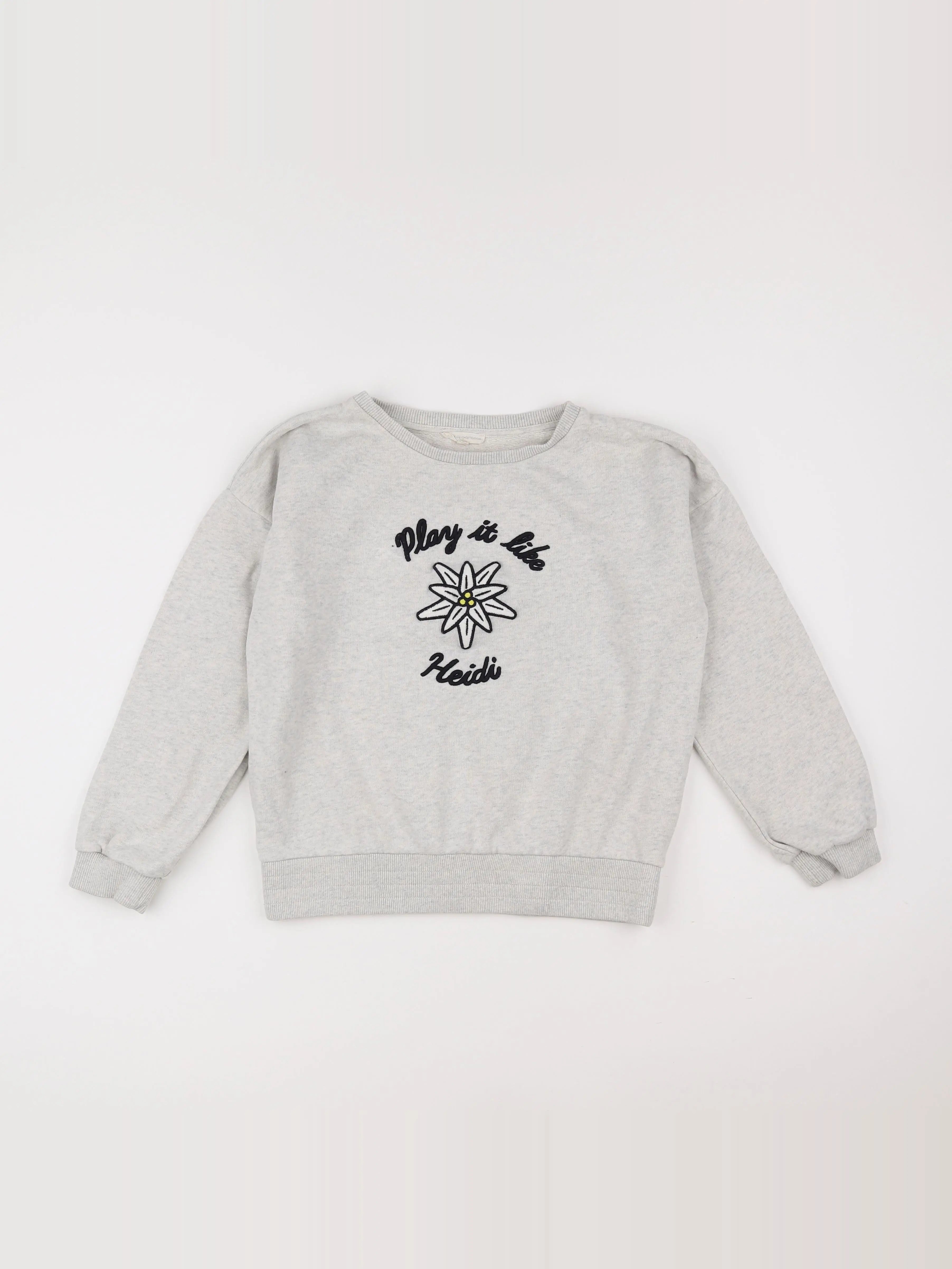 Hundred Pieces - sweat gris - 10 ans