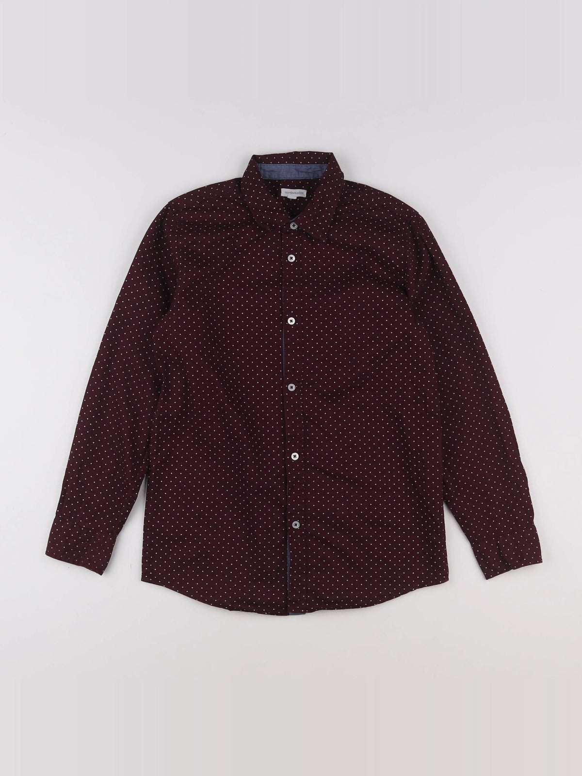 Vertbaudet - chemise rouge - 12 ans