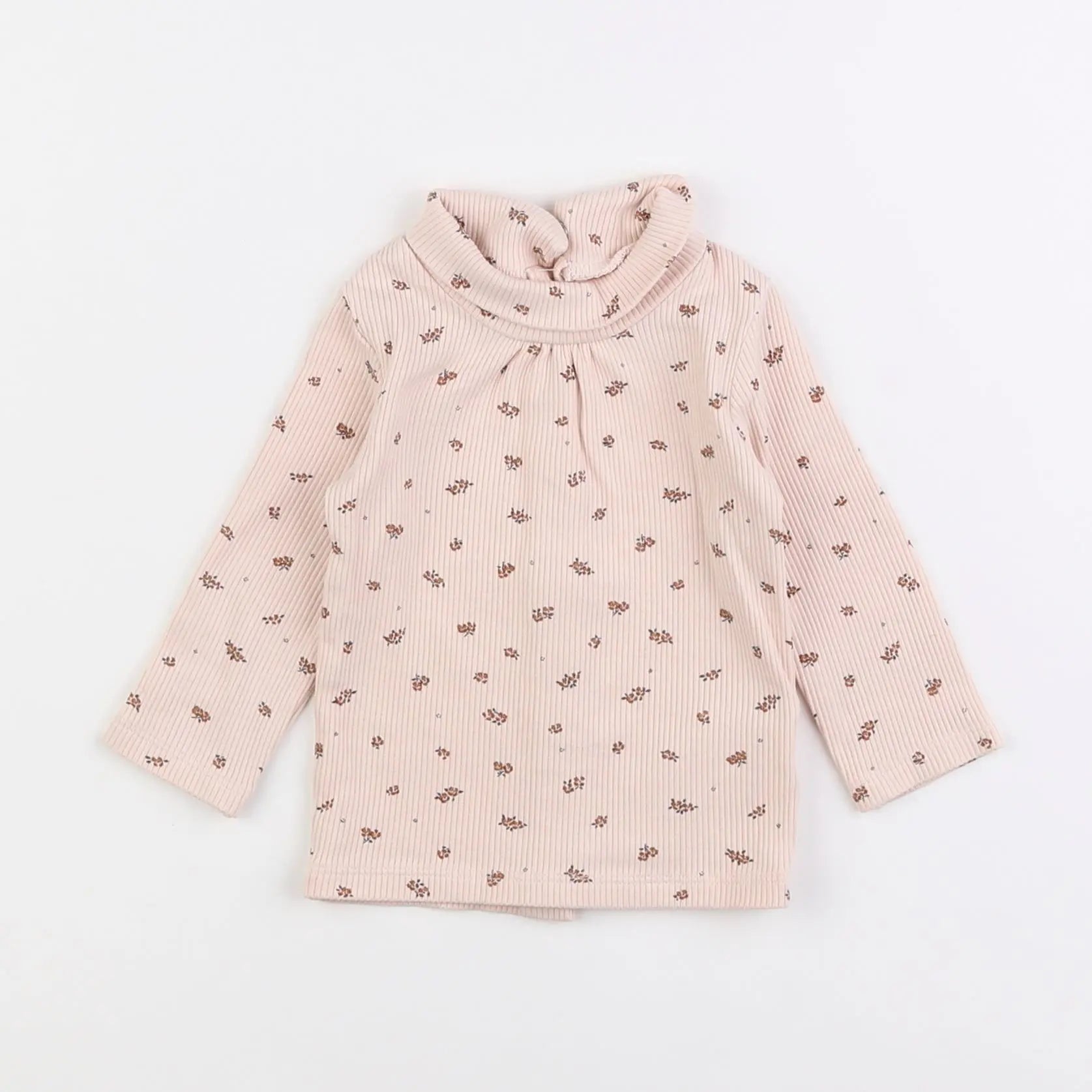 Vertbaudet - sous-pull beige - 6 mois