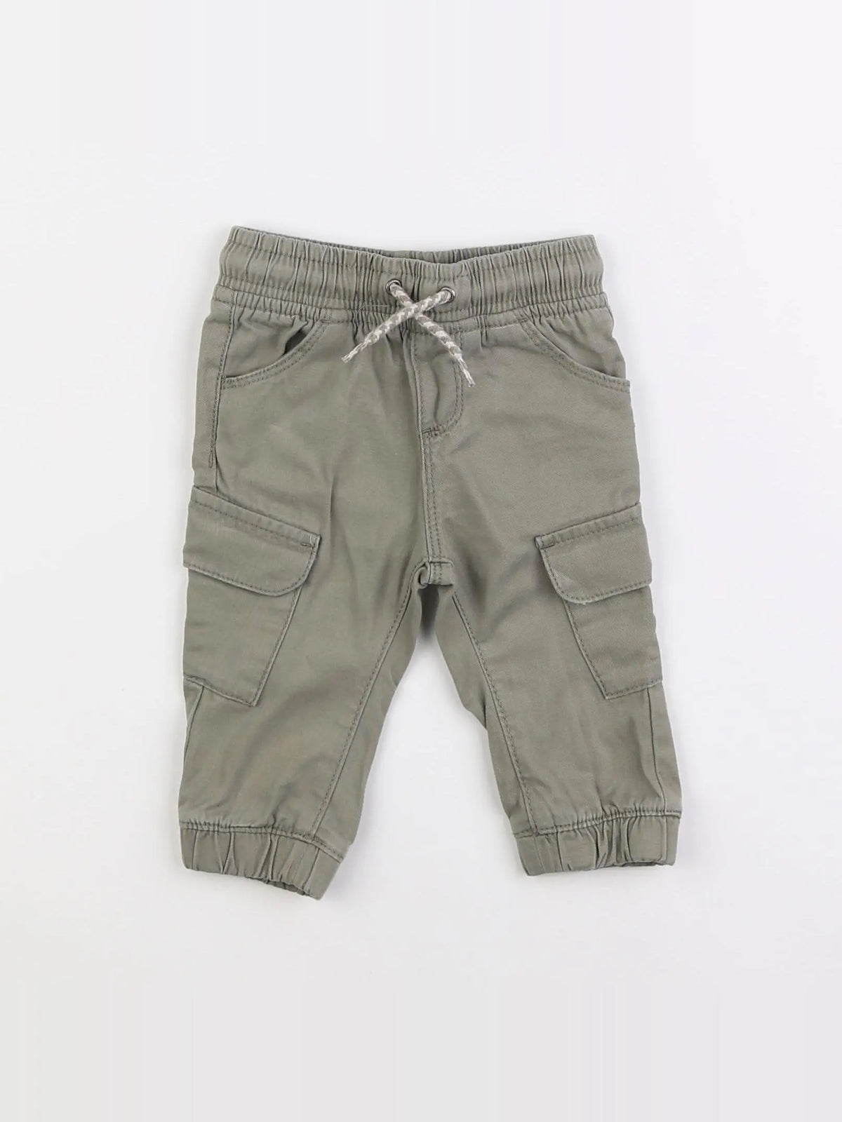 Vertbaudet - pantalon vert - 6 mois