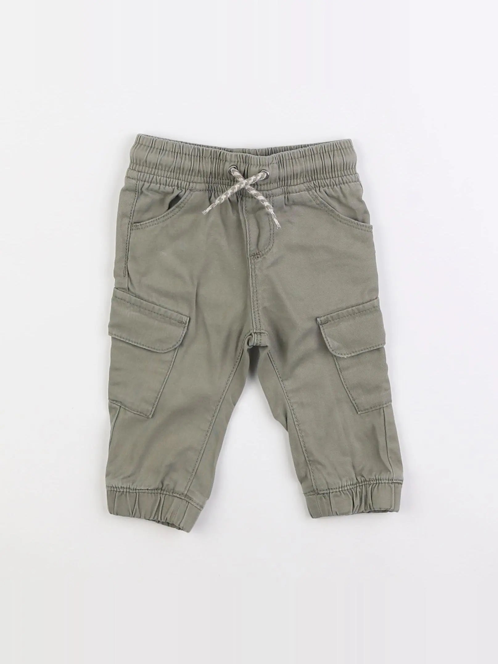 Vertbaudet - pantalon vert - 6 mois