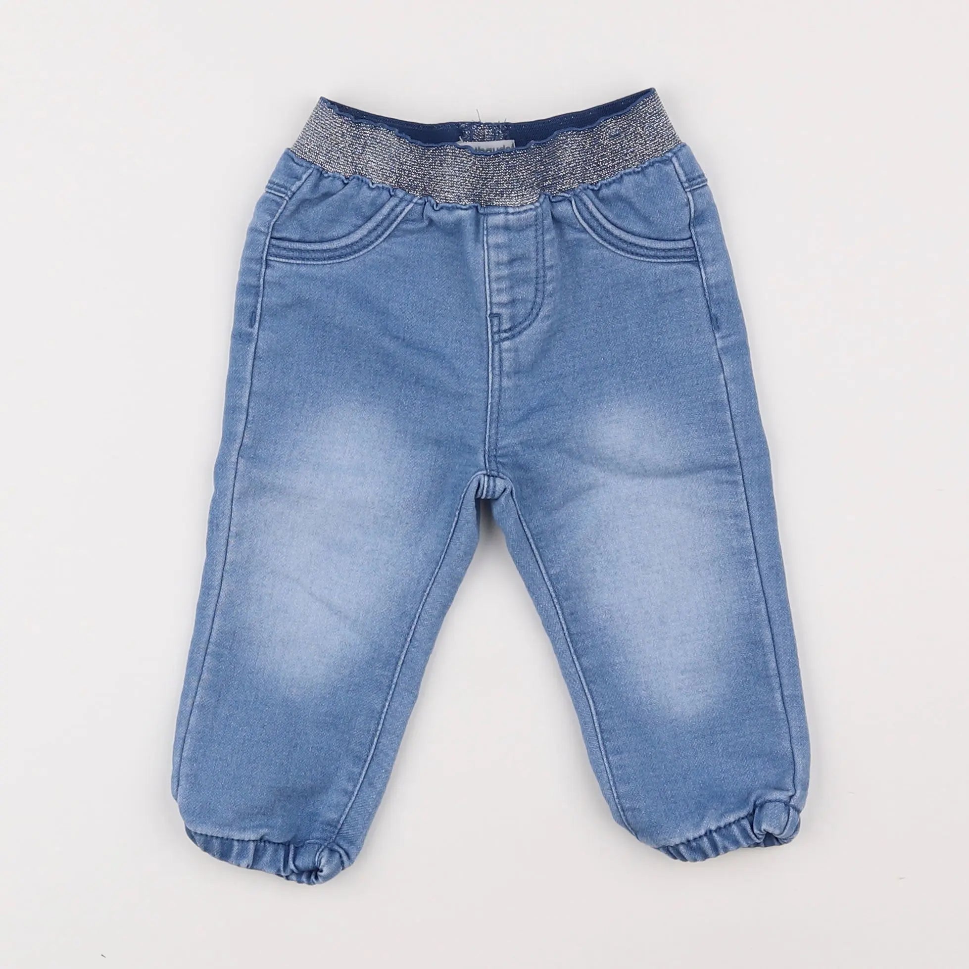 Vertbaudet - jean bleu - 12 mois
