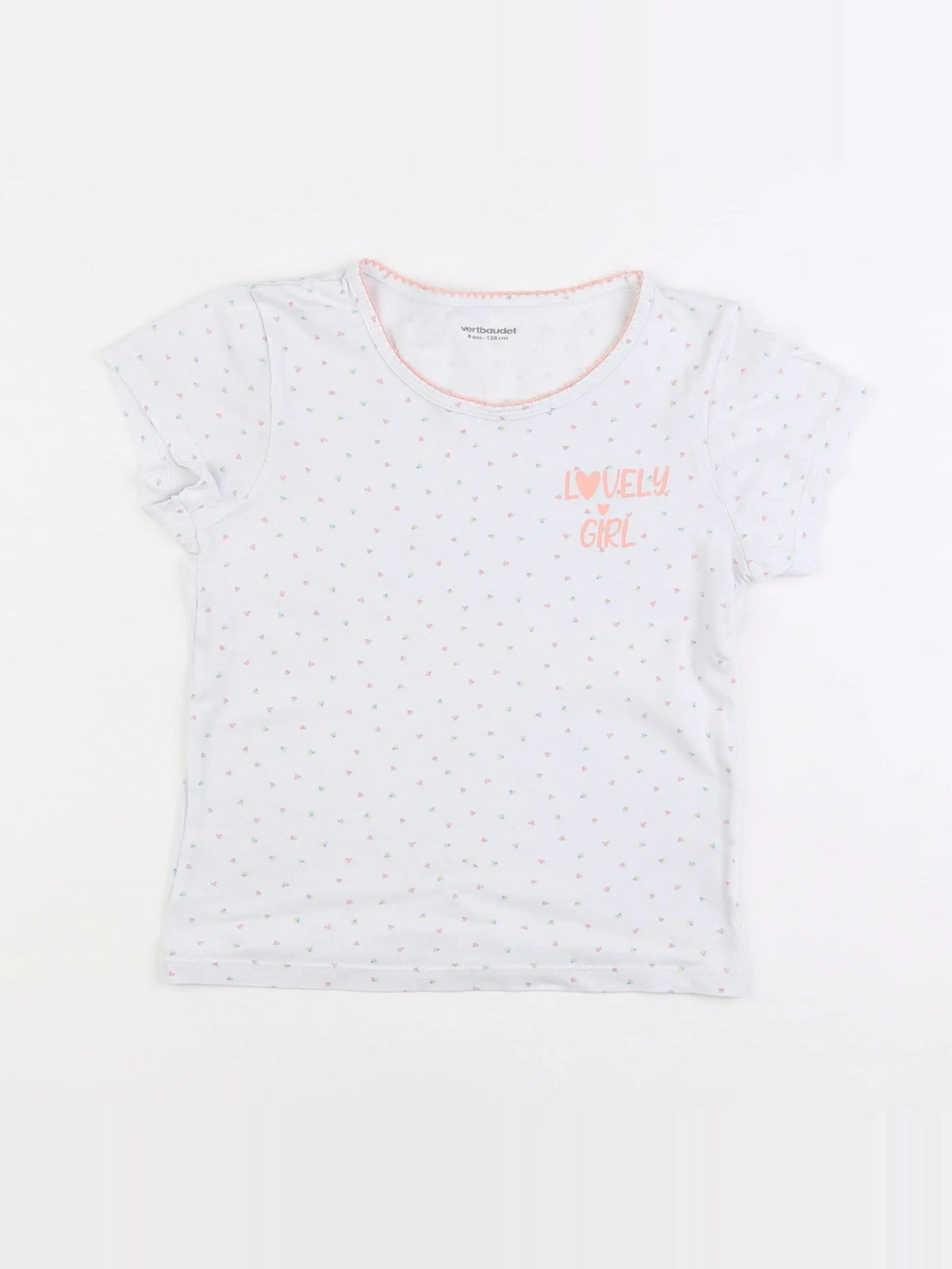Vertbaudet - maillot de corps blanc - 8 ans