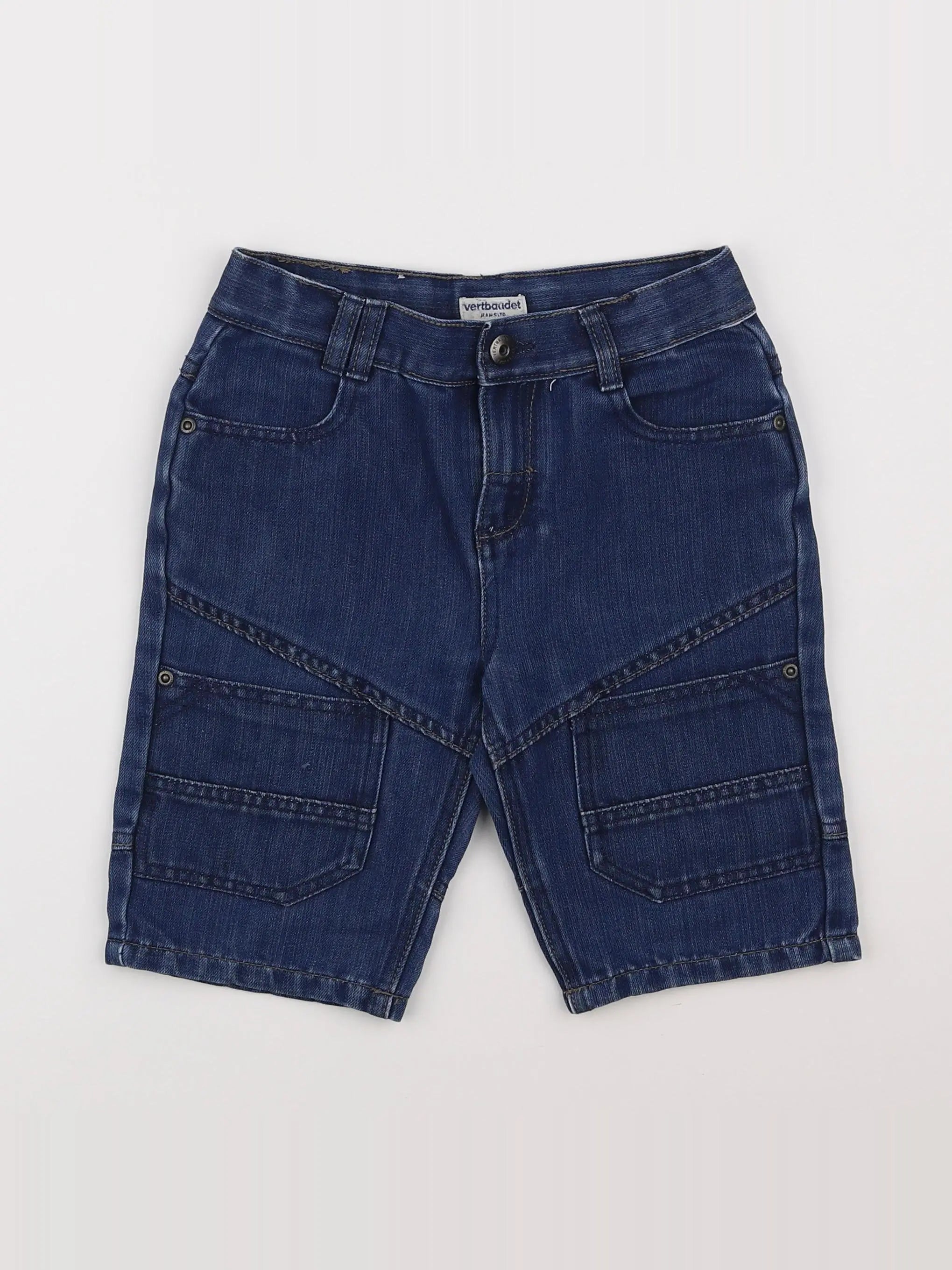 Vertbaudet - short bleu - 9 ans
