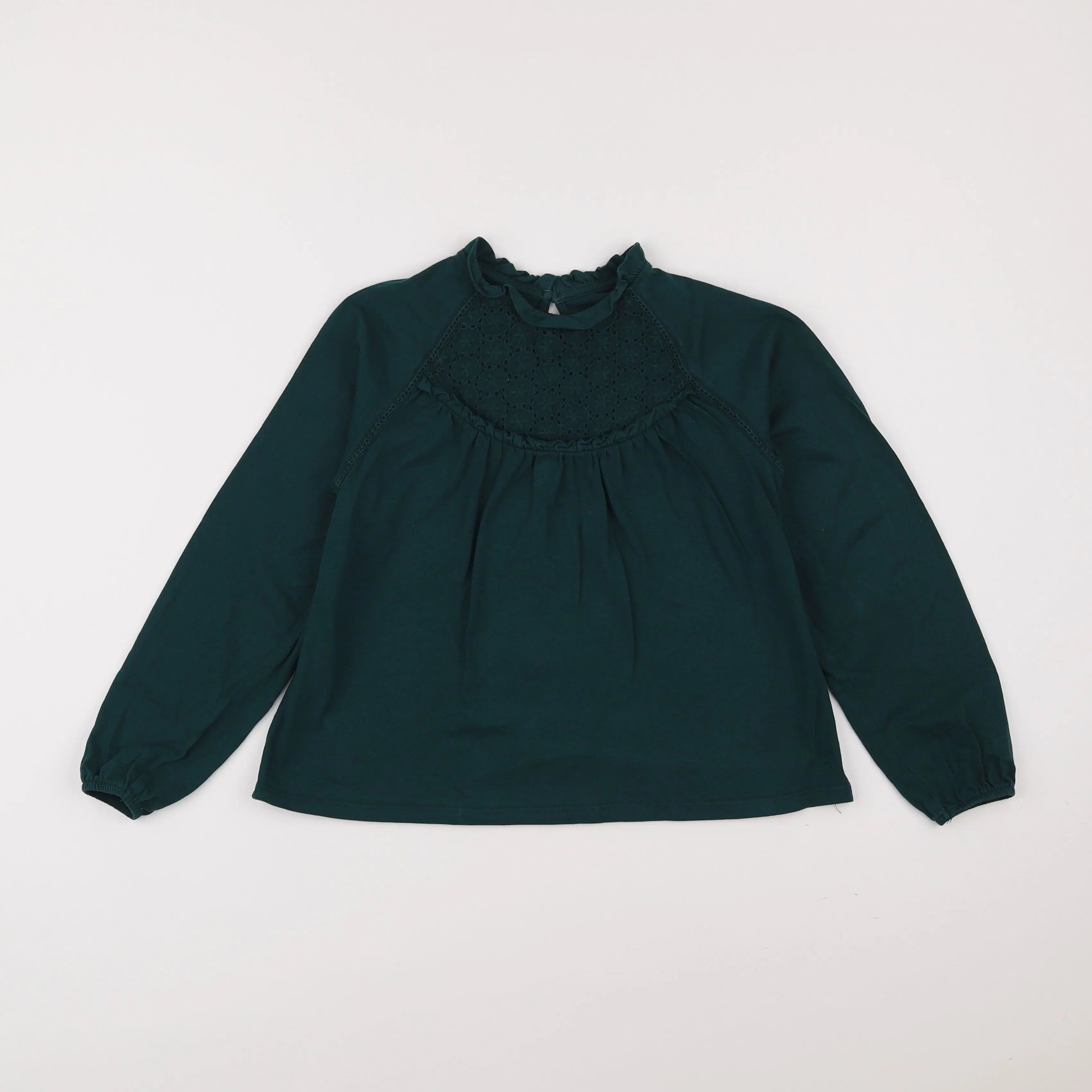 Vertbaudet - tee-shirt vert - 8 ans