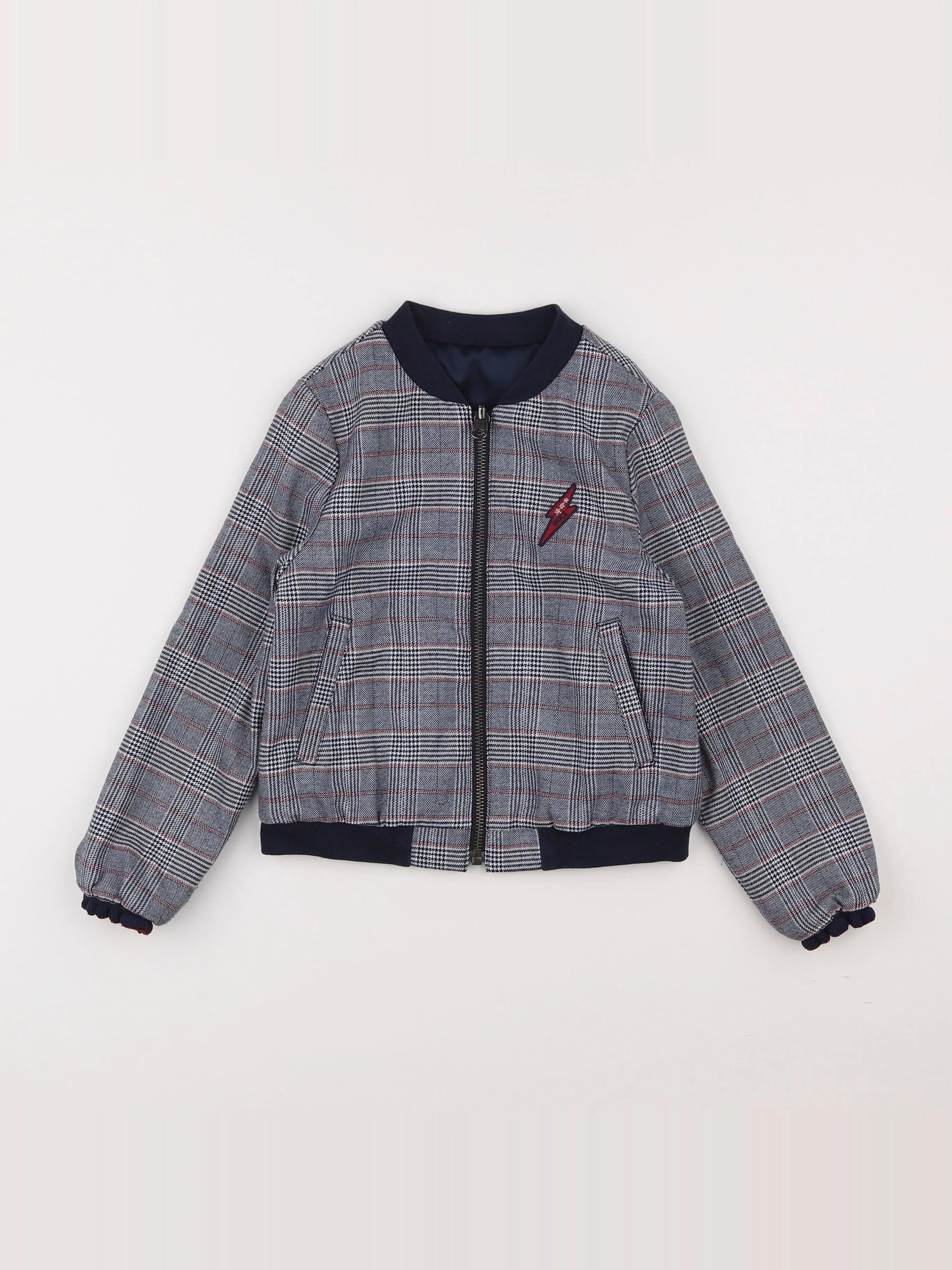 IKKS - veste réversible bleu - 6 ans