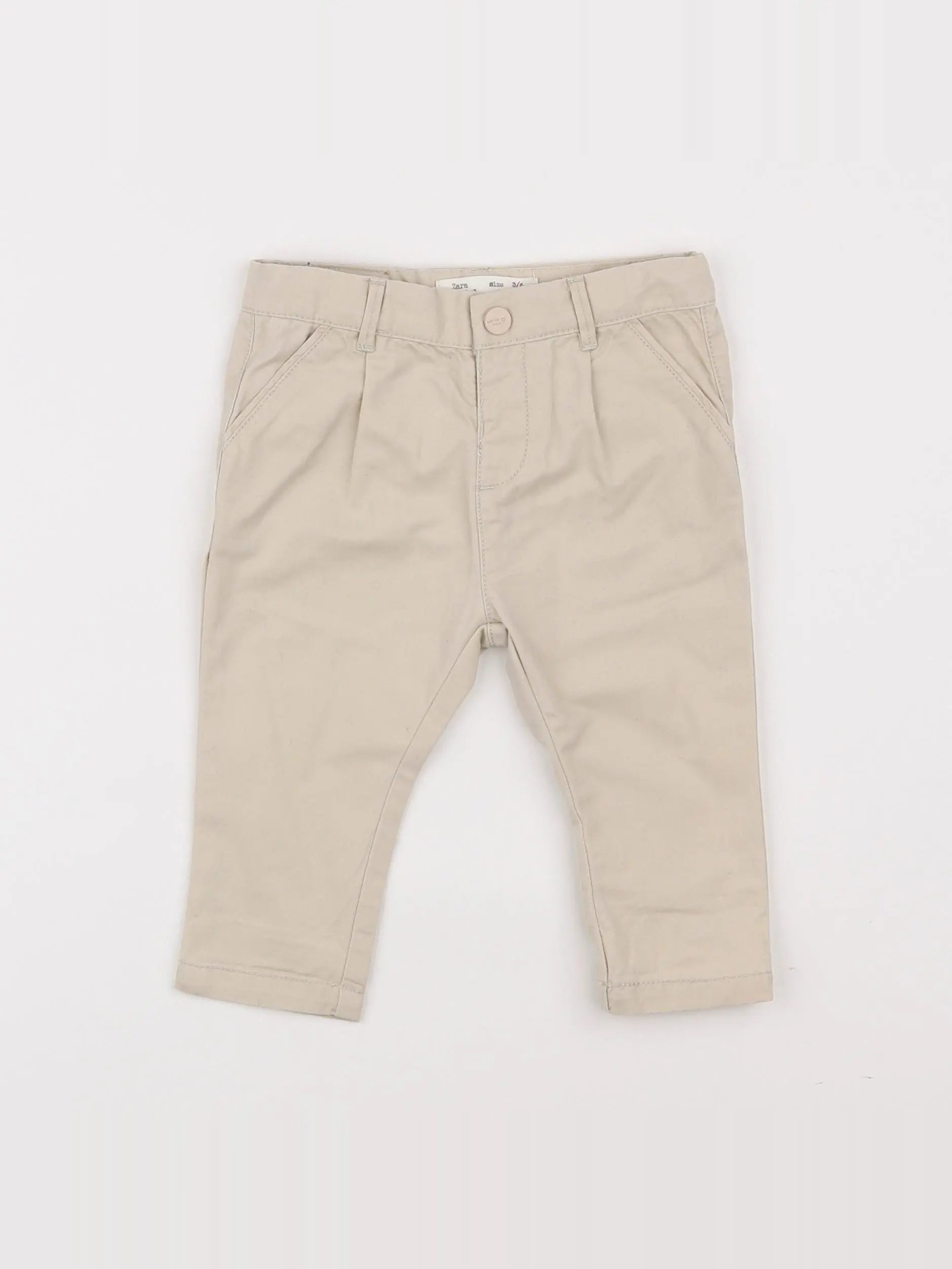 Zara - pantalon beige - 3/6 mois
