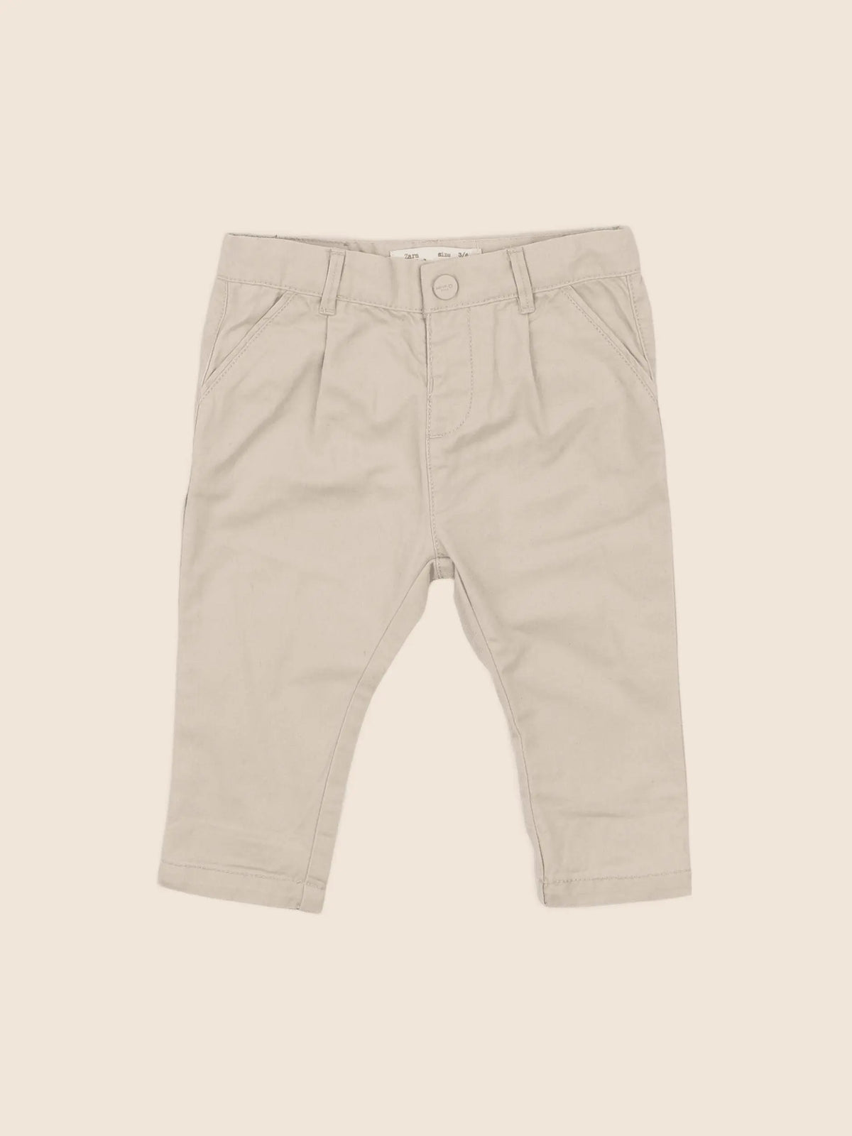 Zara - pantalon beige - 3/6 mois