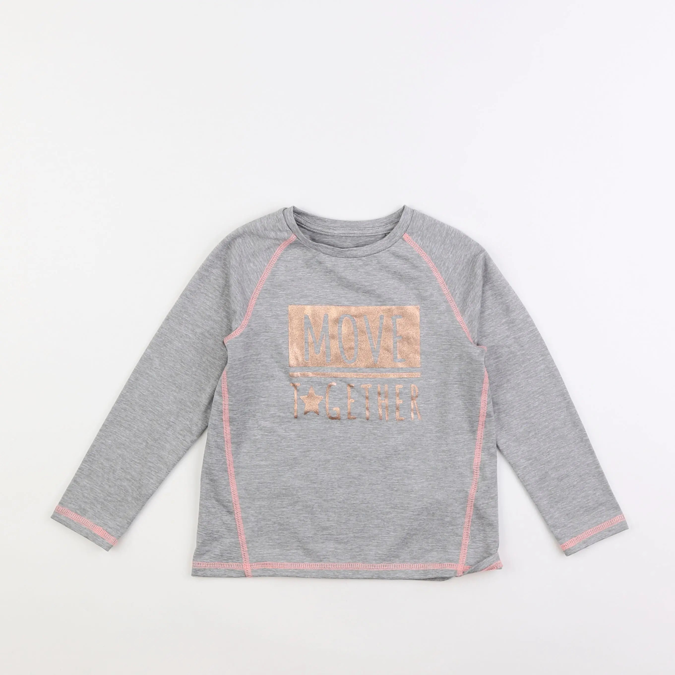 Vertbaudet - tee-shirt gris - 5 ans