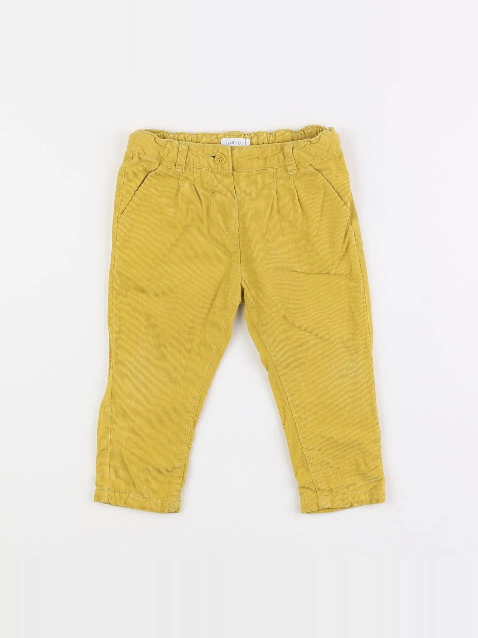 Boutchou - pantalon jaune - 12 mois