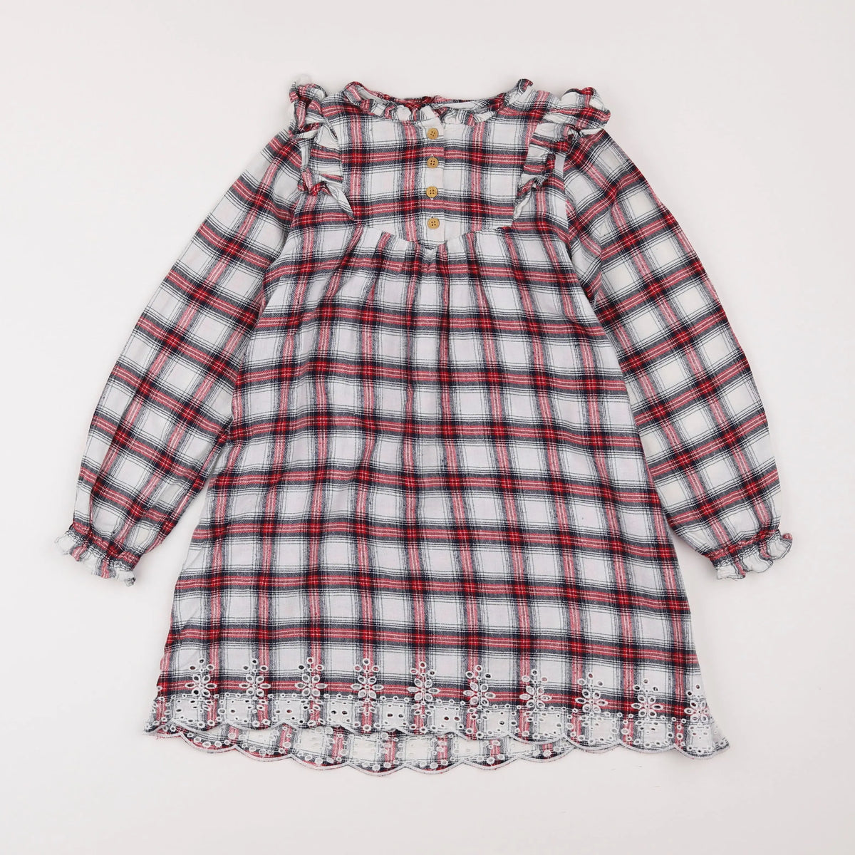 Vertbaudet - robe multicolore - 8 ans