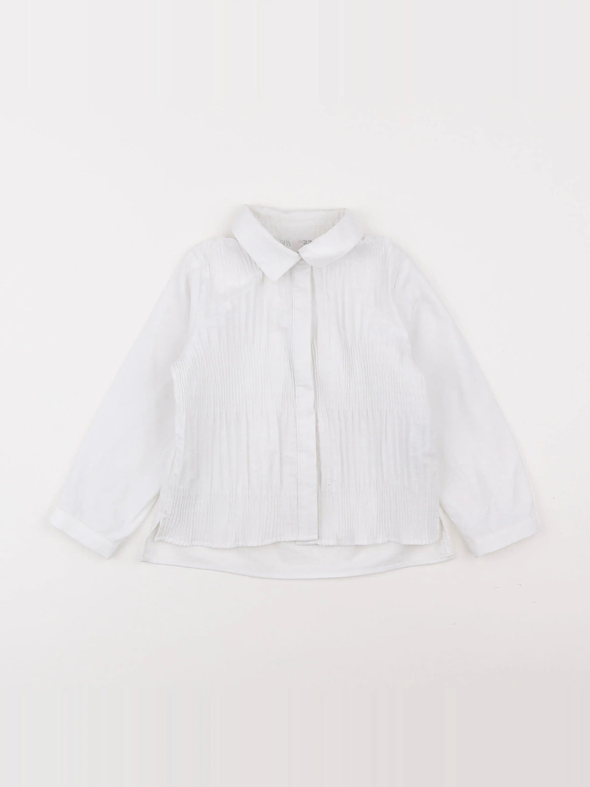 Zara - chemise blanc - 12/18 mois