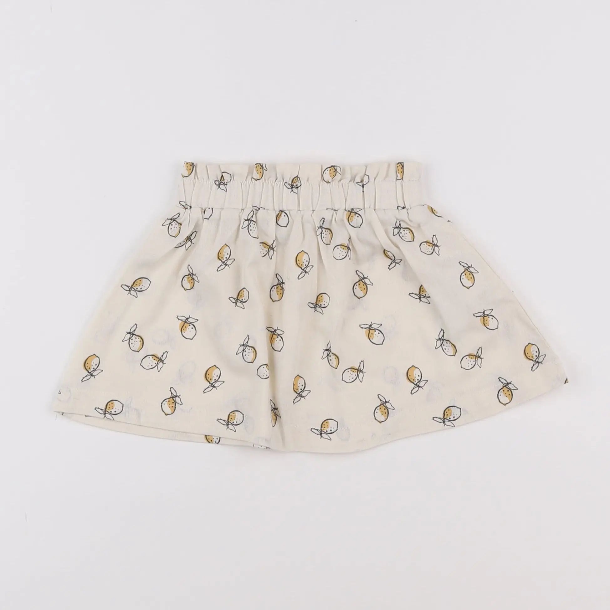 Vertbaudet - jupe beige - 12 mois