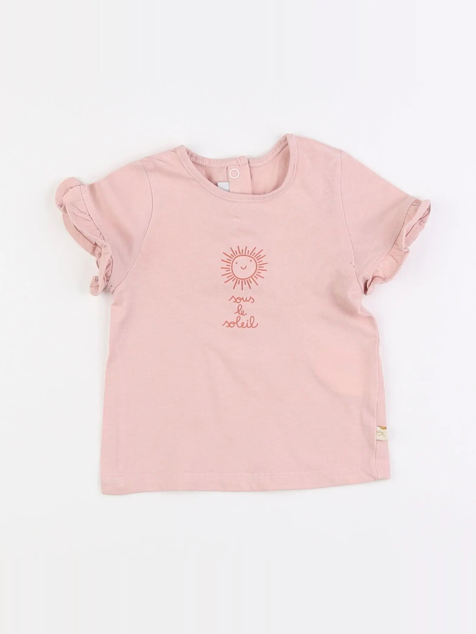 Cadet Rousselle - tee-shirt rose - 12 mois