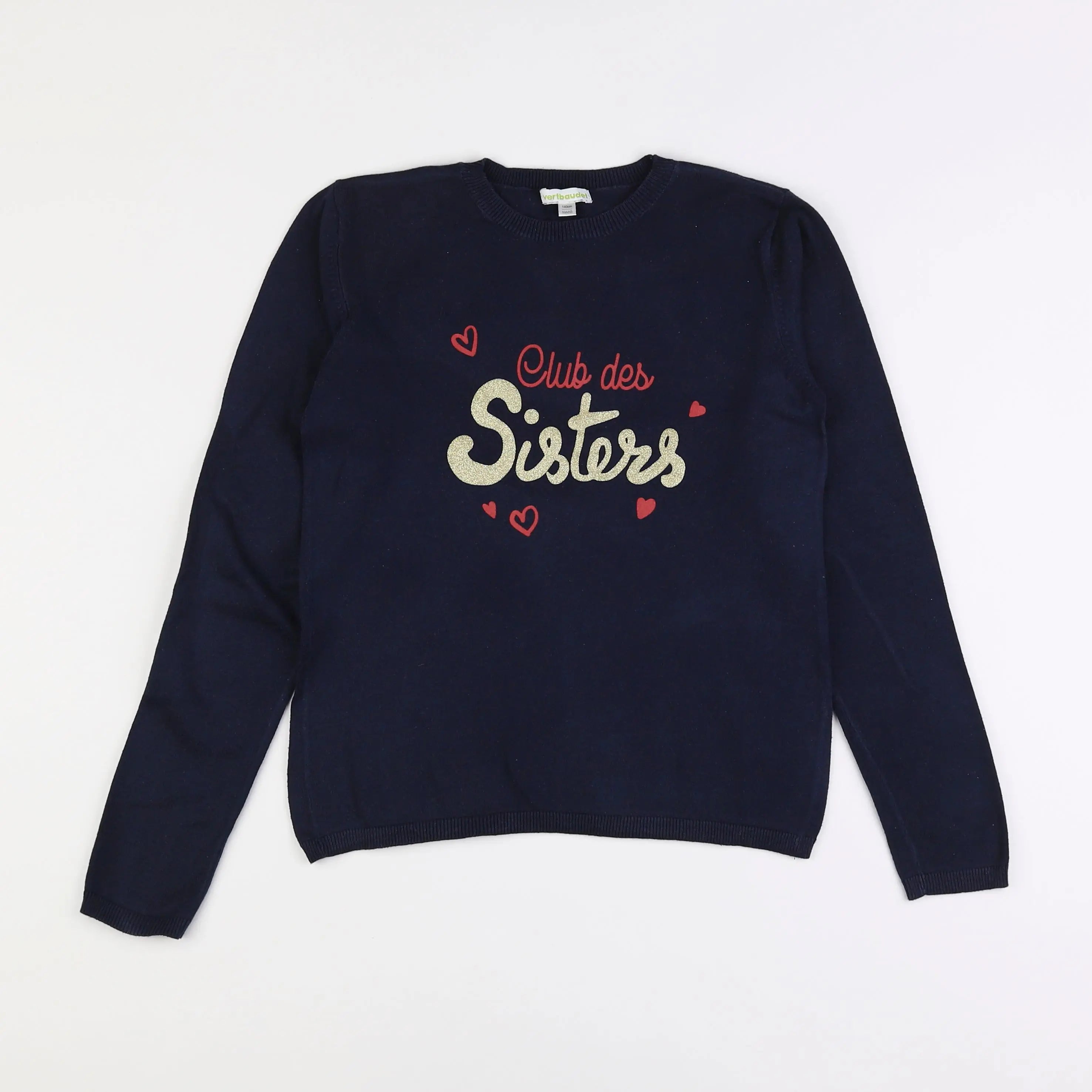 Vertbaudet - pull bleu - 10 ans