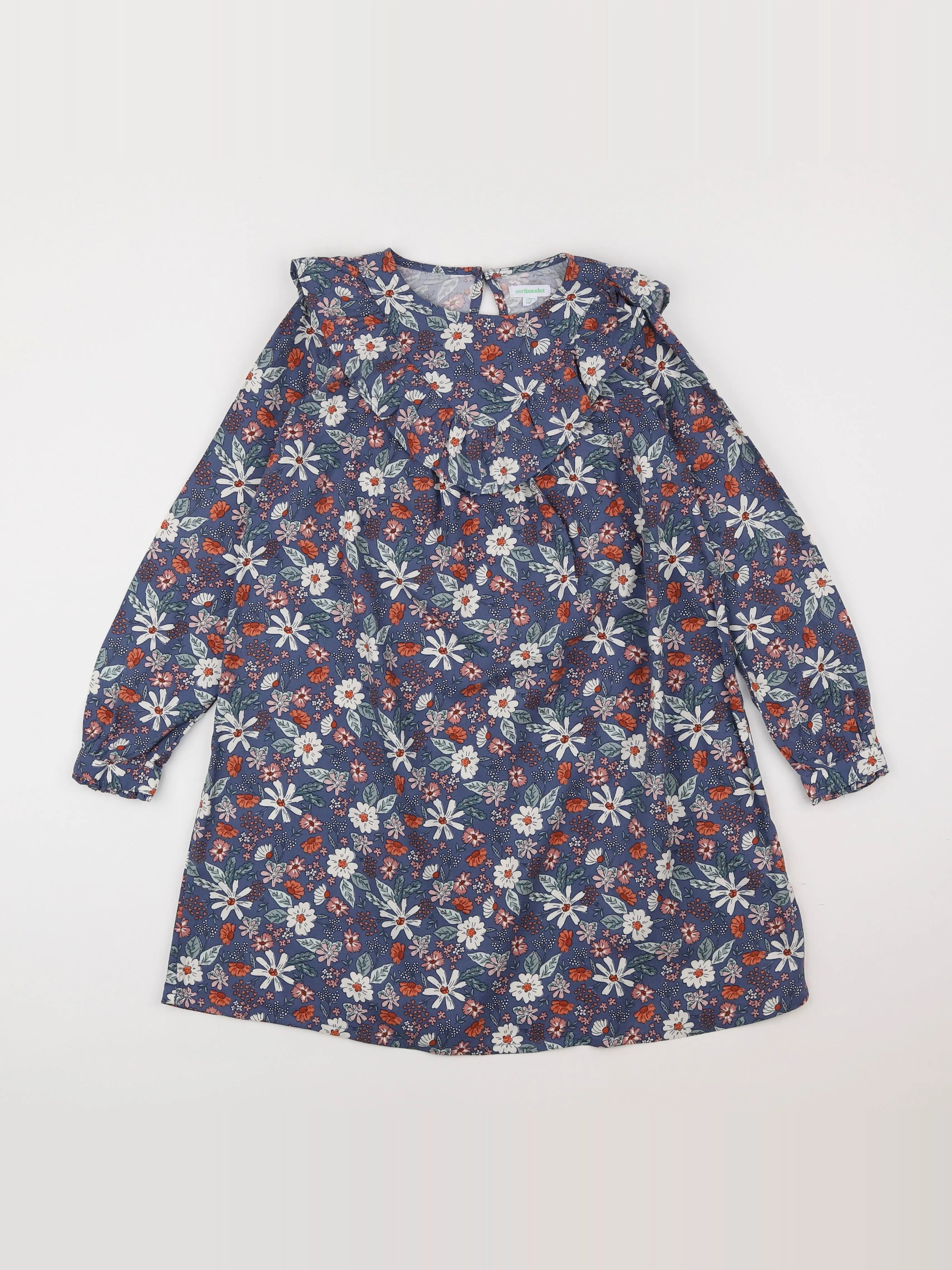 Vertbaudet - robe bleu - 9 ans