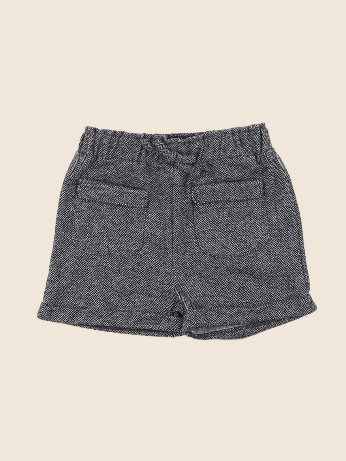 Vertbaudet - short gris - 18 mois