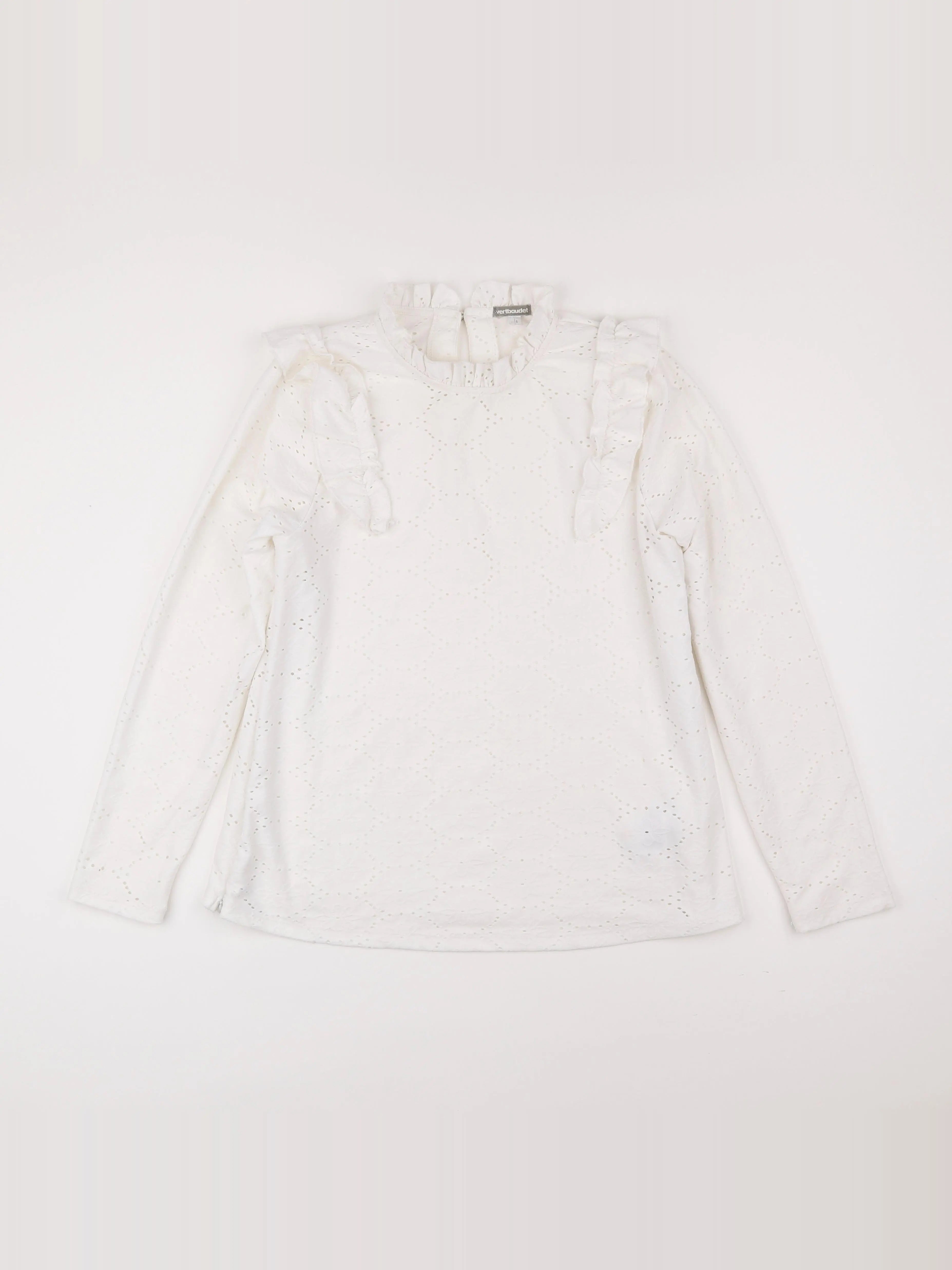 Vertbaudet - tee-shirt grossesse blanc - 42 à 44